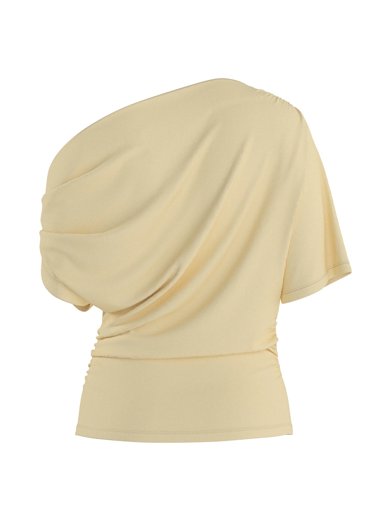 Kamma draped off-shoulder top