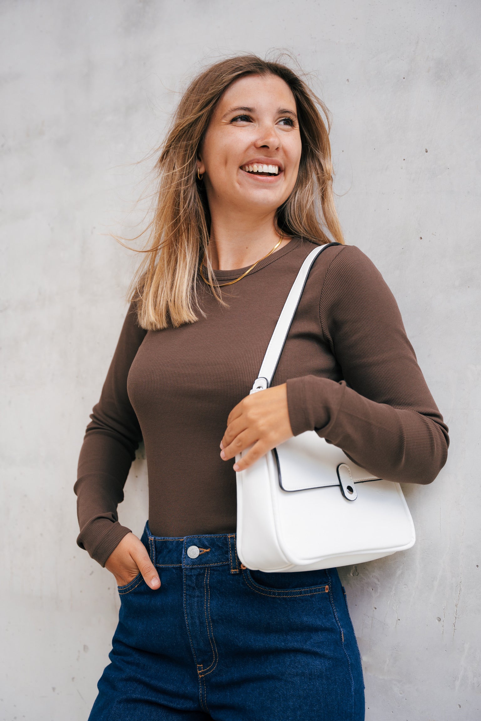 Freya longsleeve brown