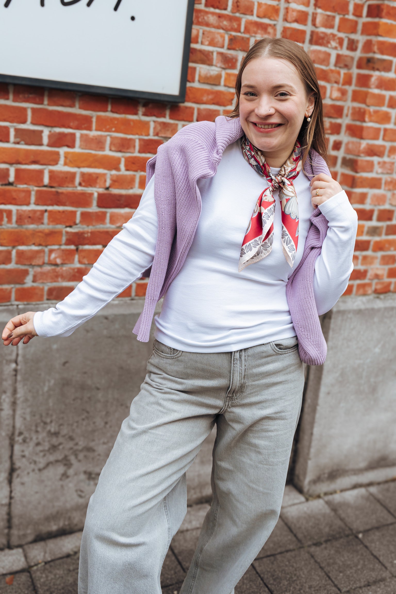 Freya longsleeve white