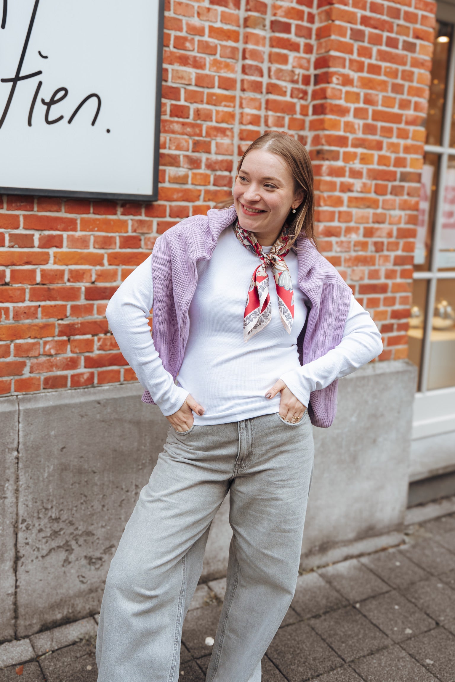 Freya longsleeve white