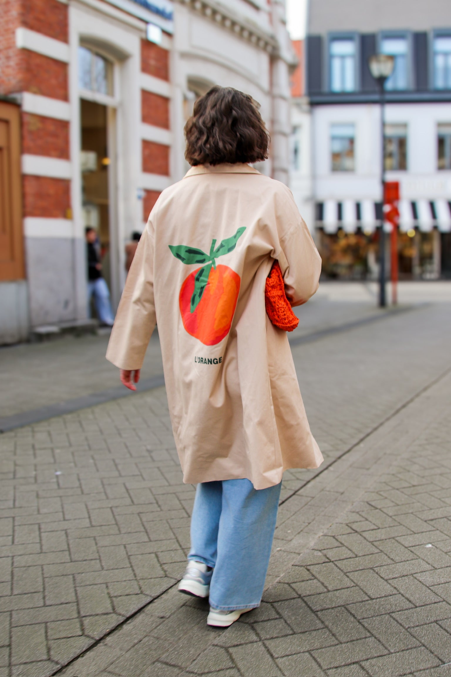 Fruity trenchcoat beige