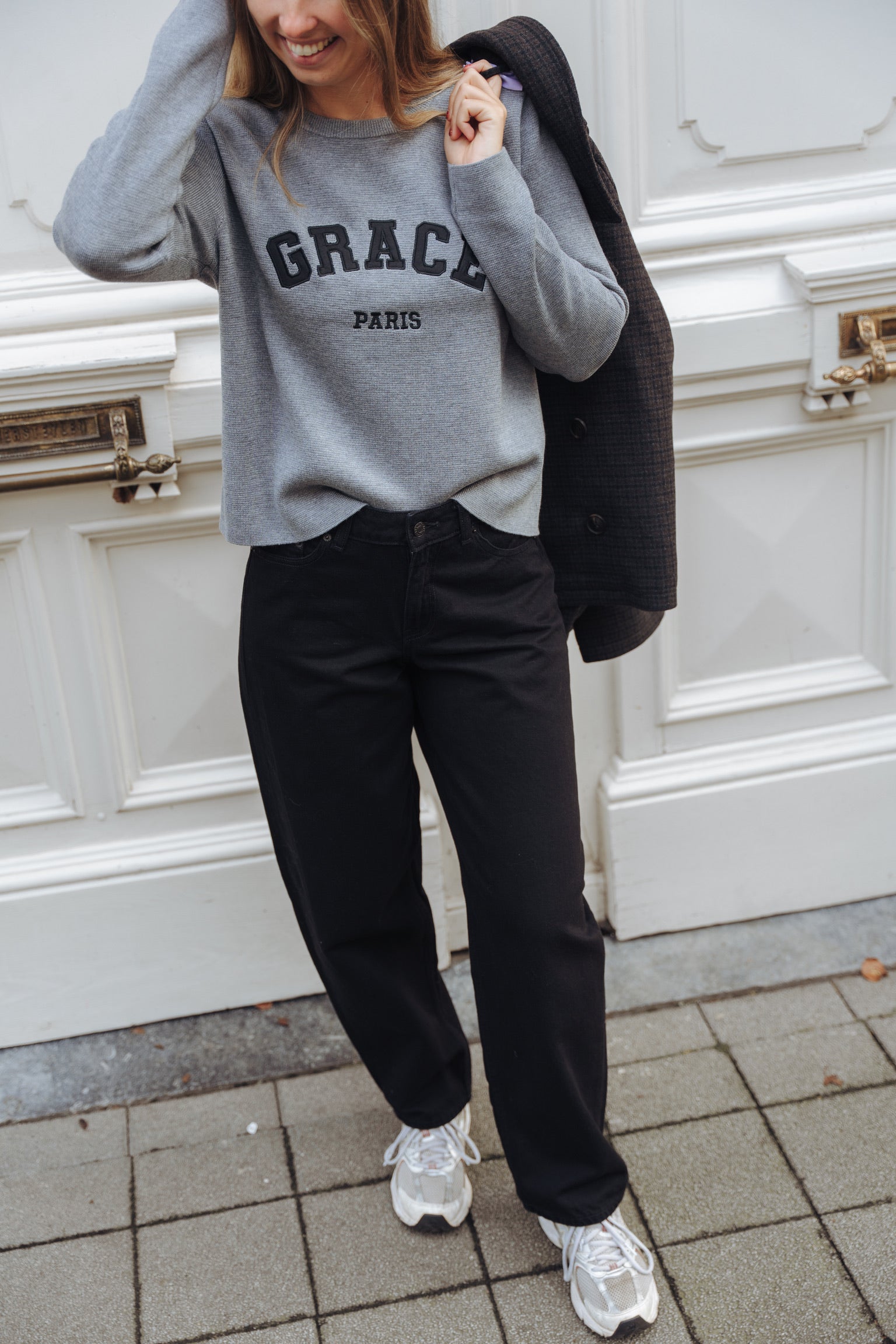 Fuji barrel jeans black