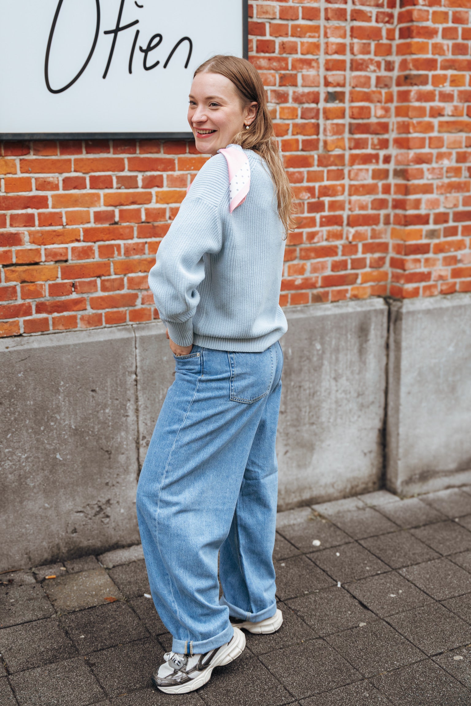 Fuji barrel jeans light blue