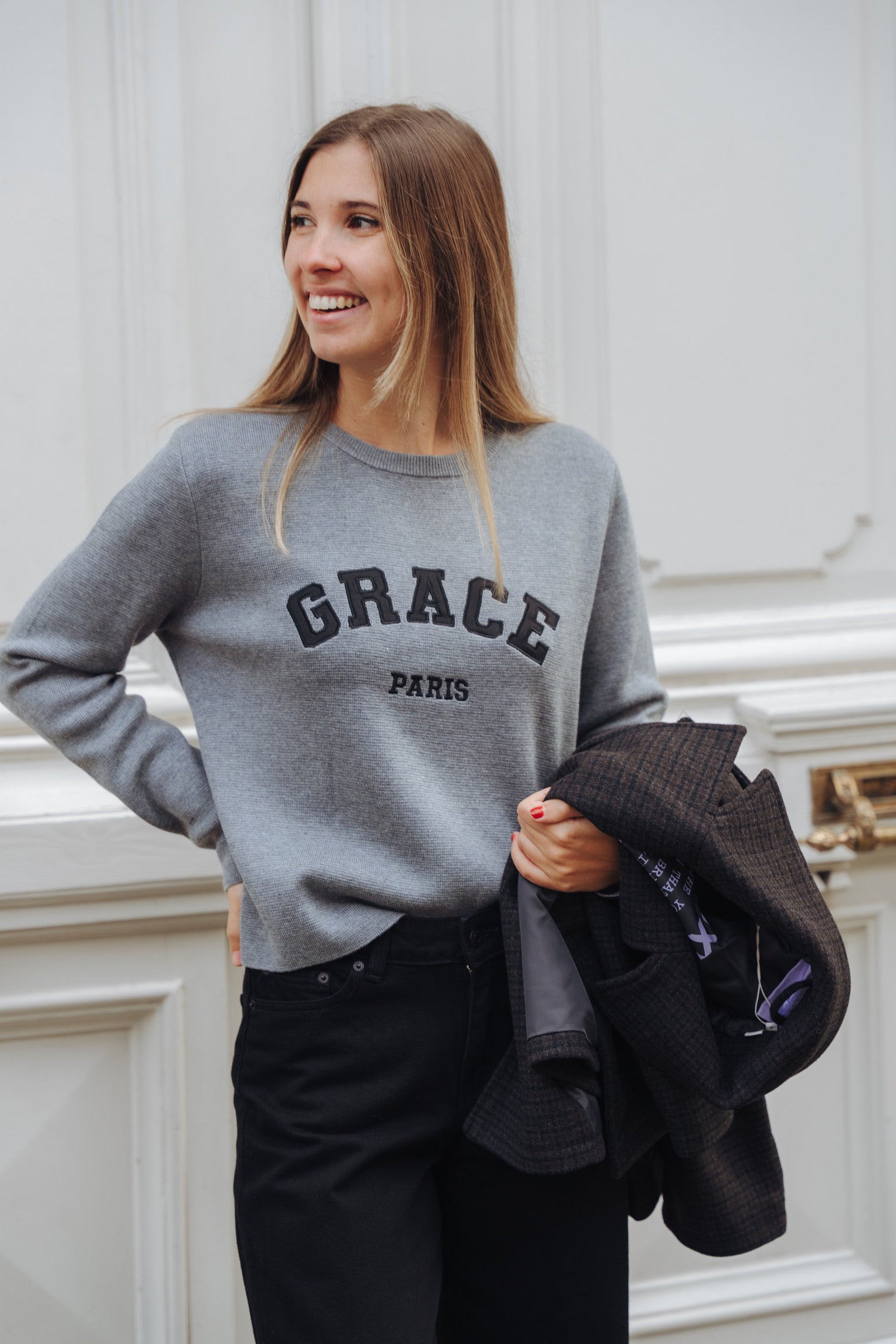 Grace knit grey
