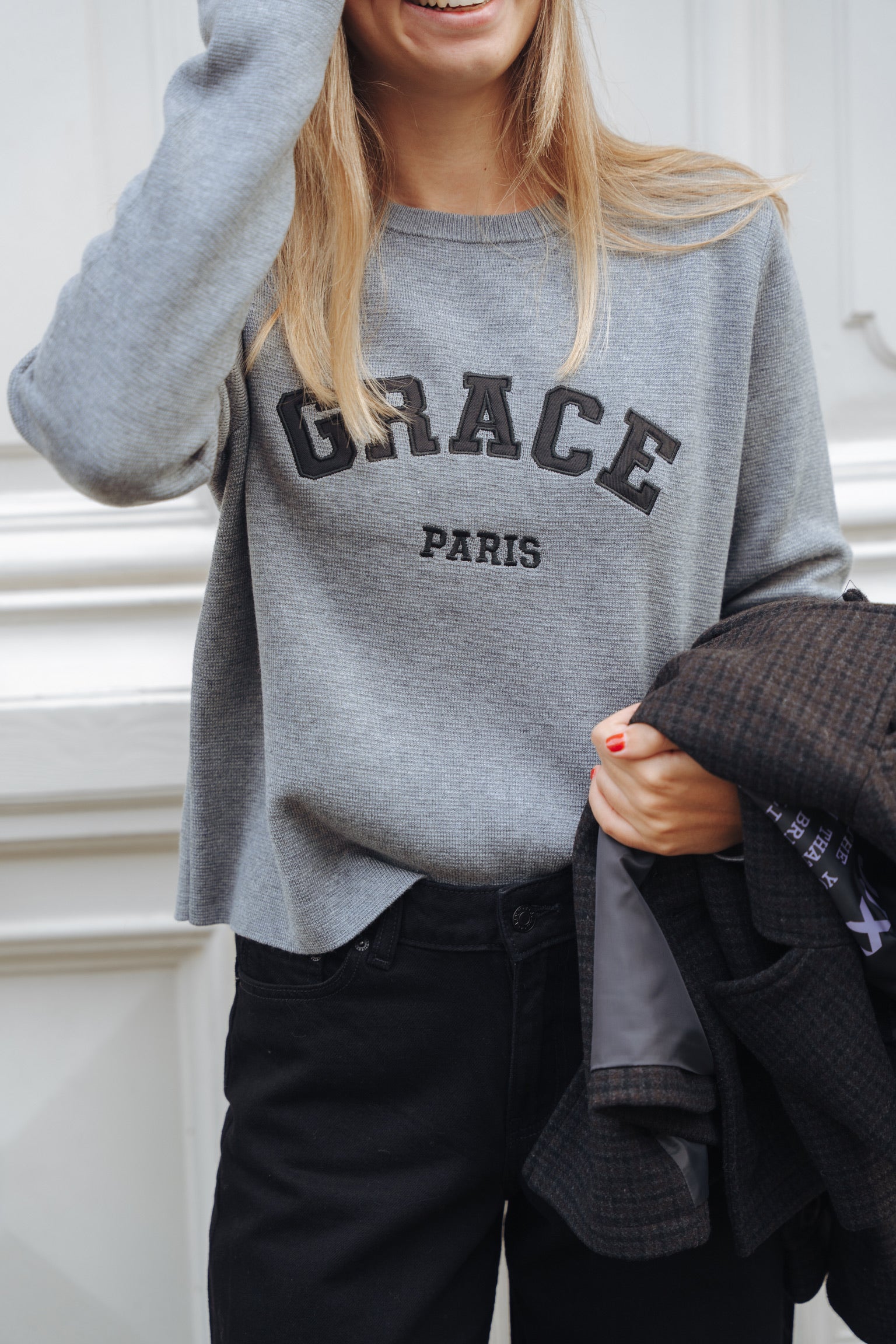 Grace knit grey