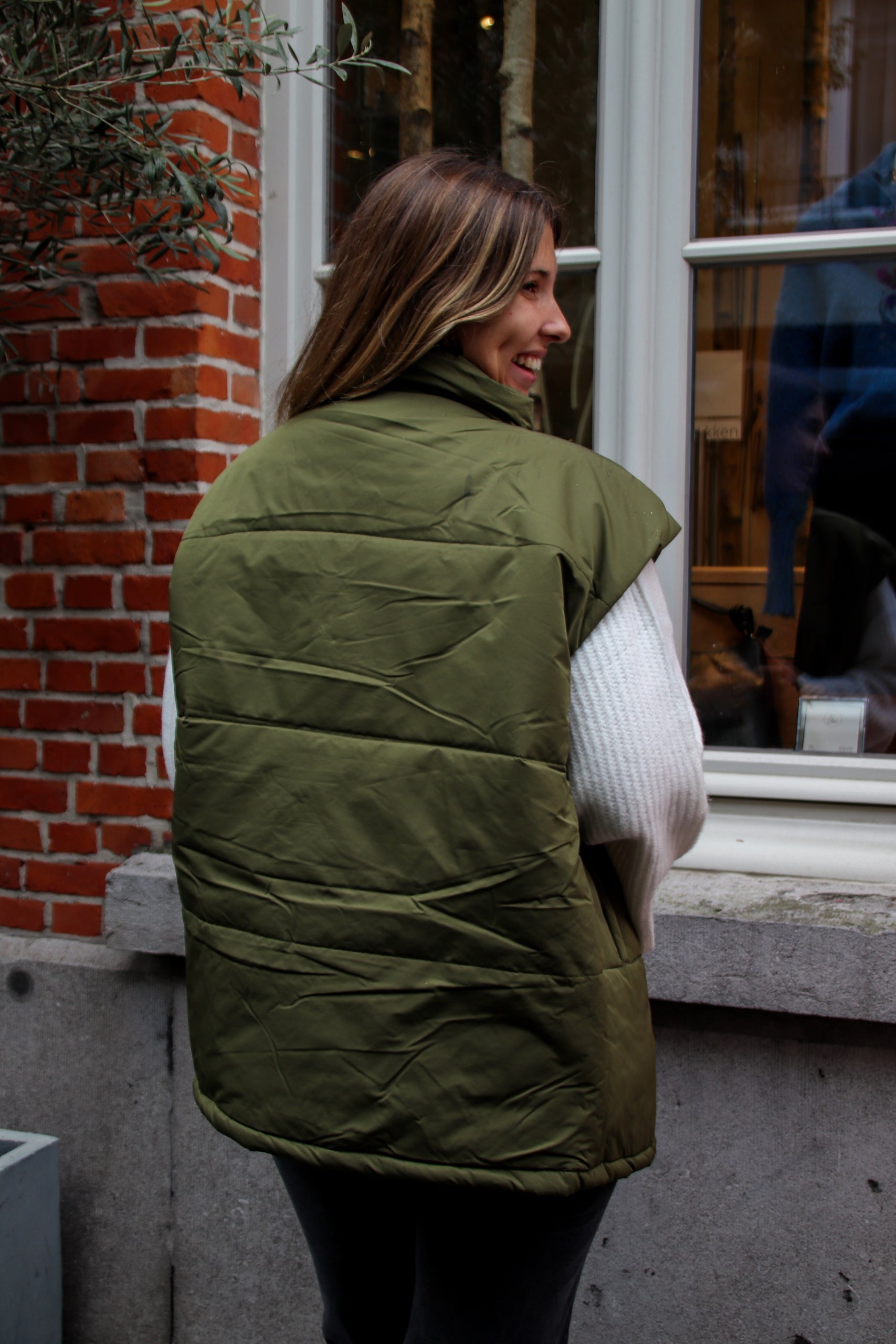 Olive bodywarmer