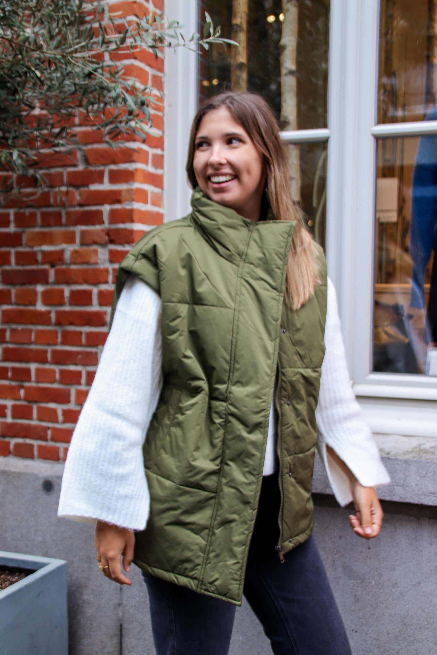 Olive bodywarmer