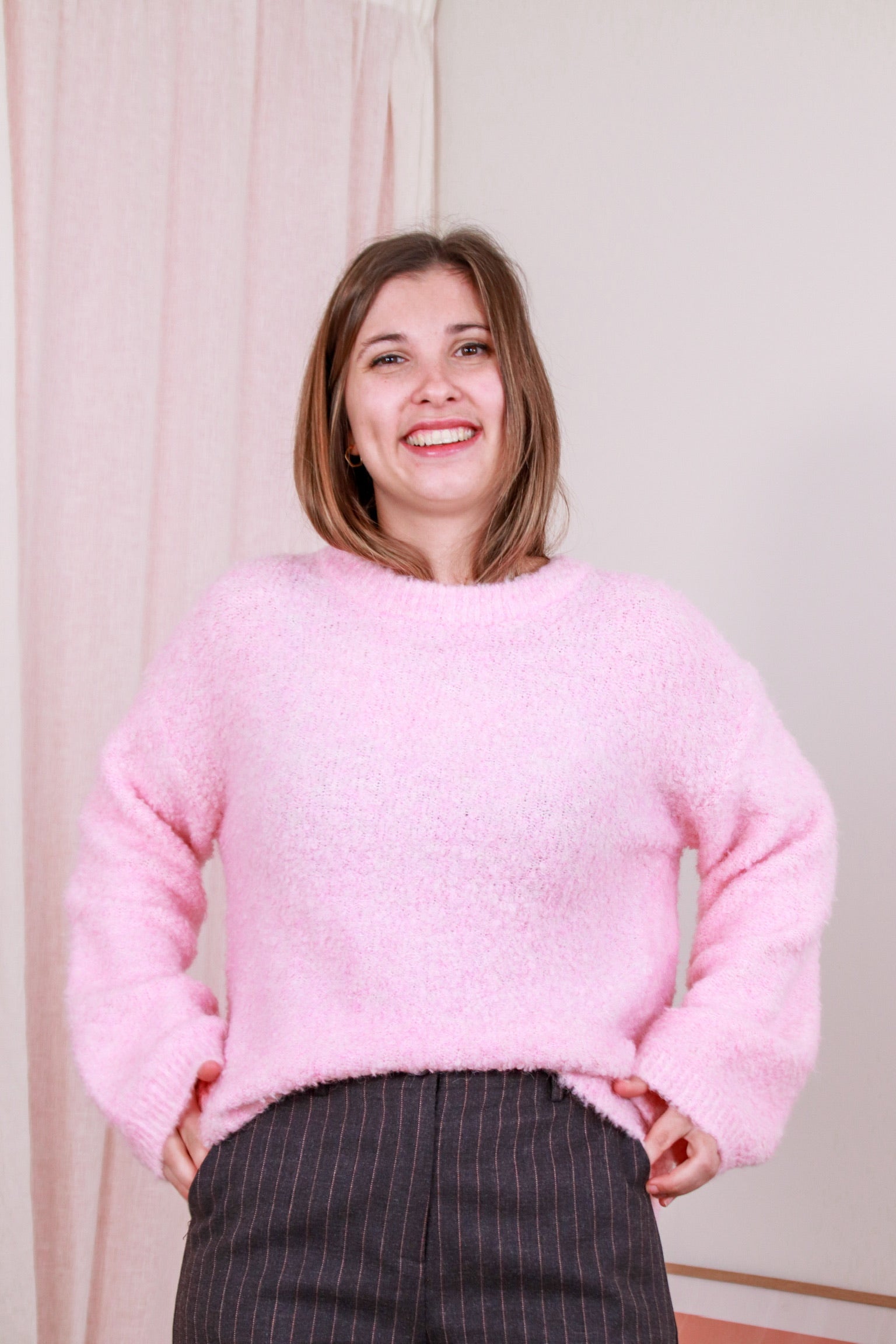 Paloma knit pink