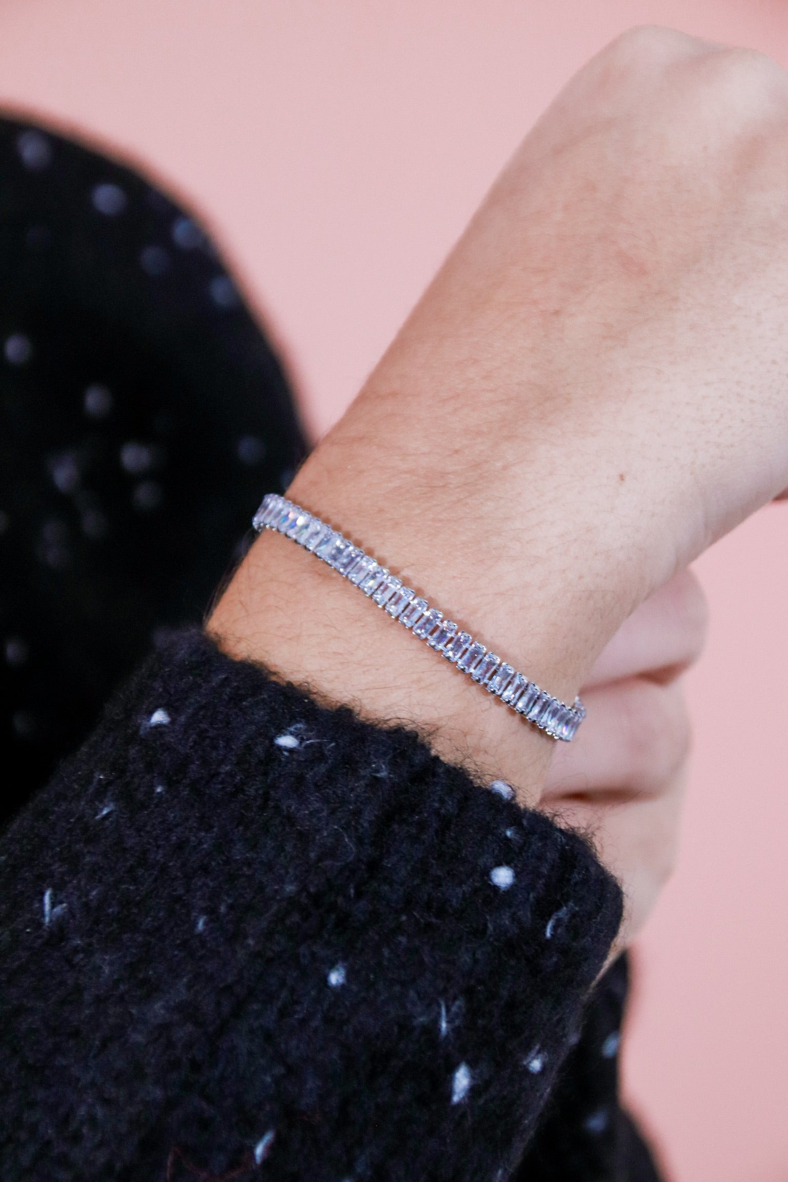 Bling bracelet silver