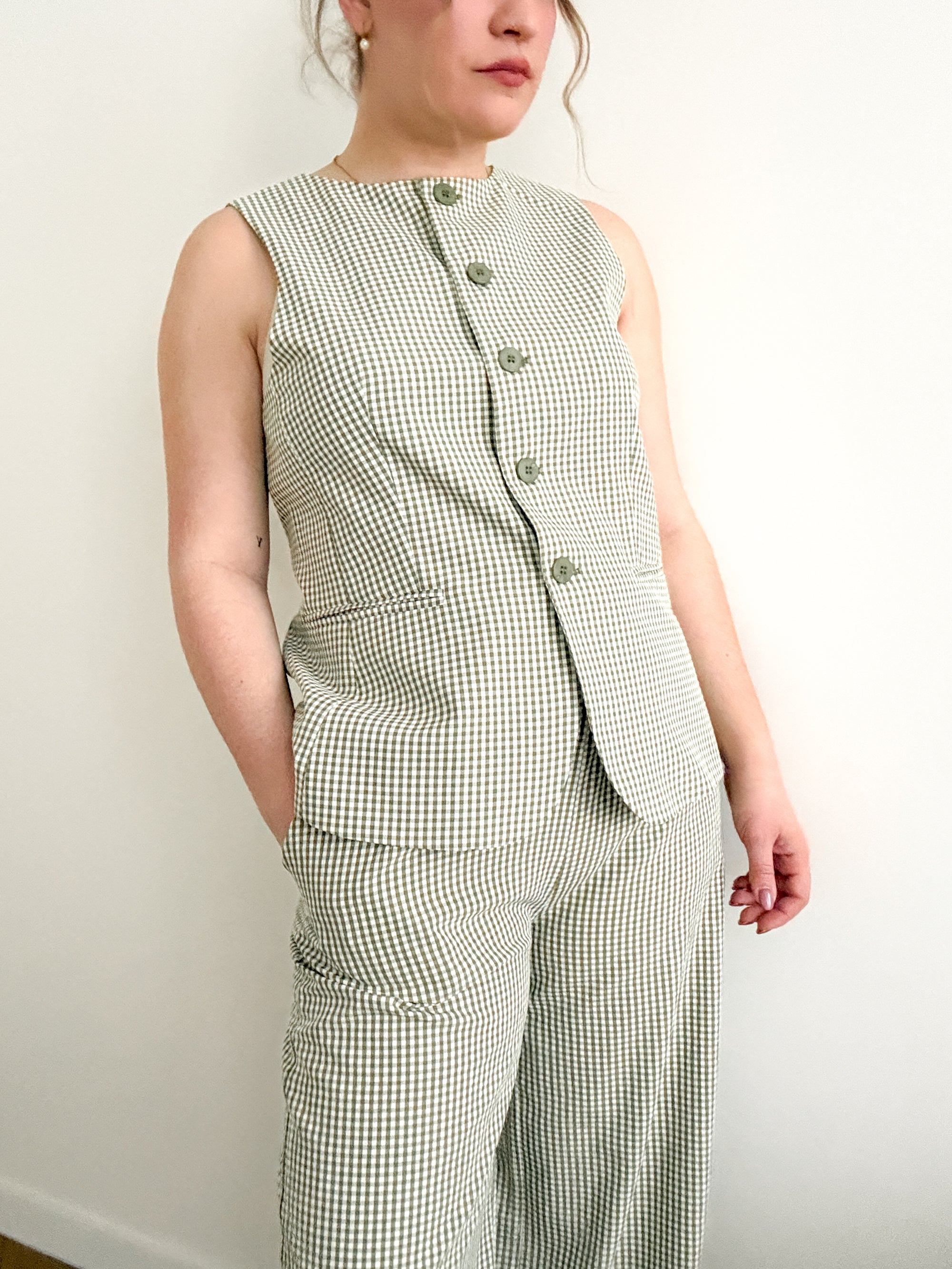 Jette gilet green