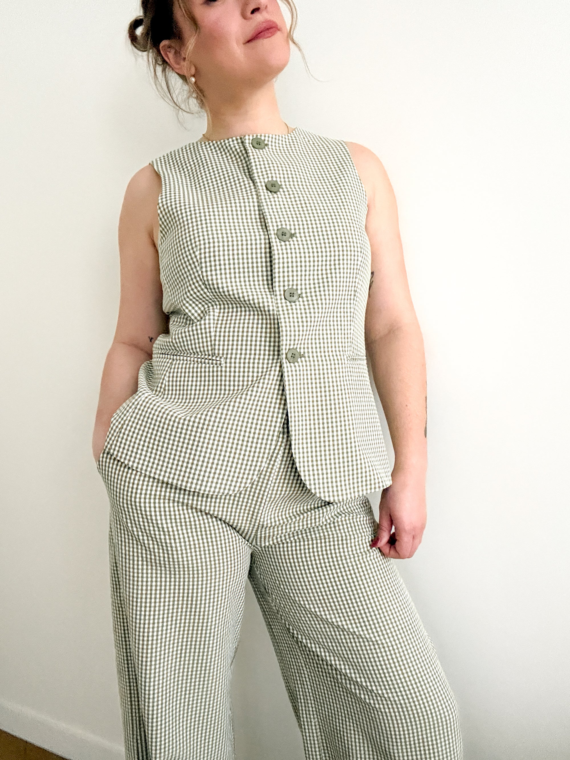 Jette gilet green