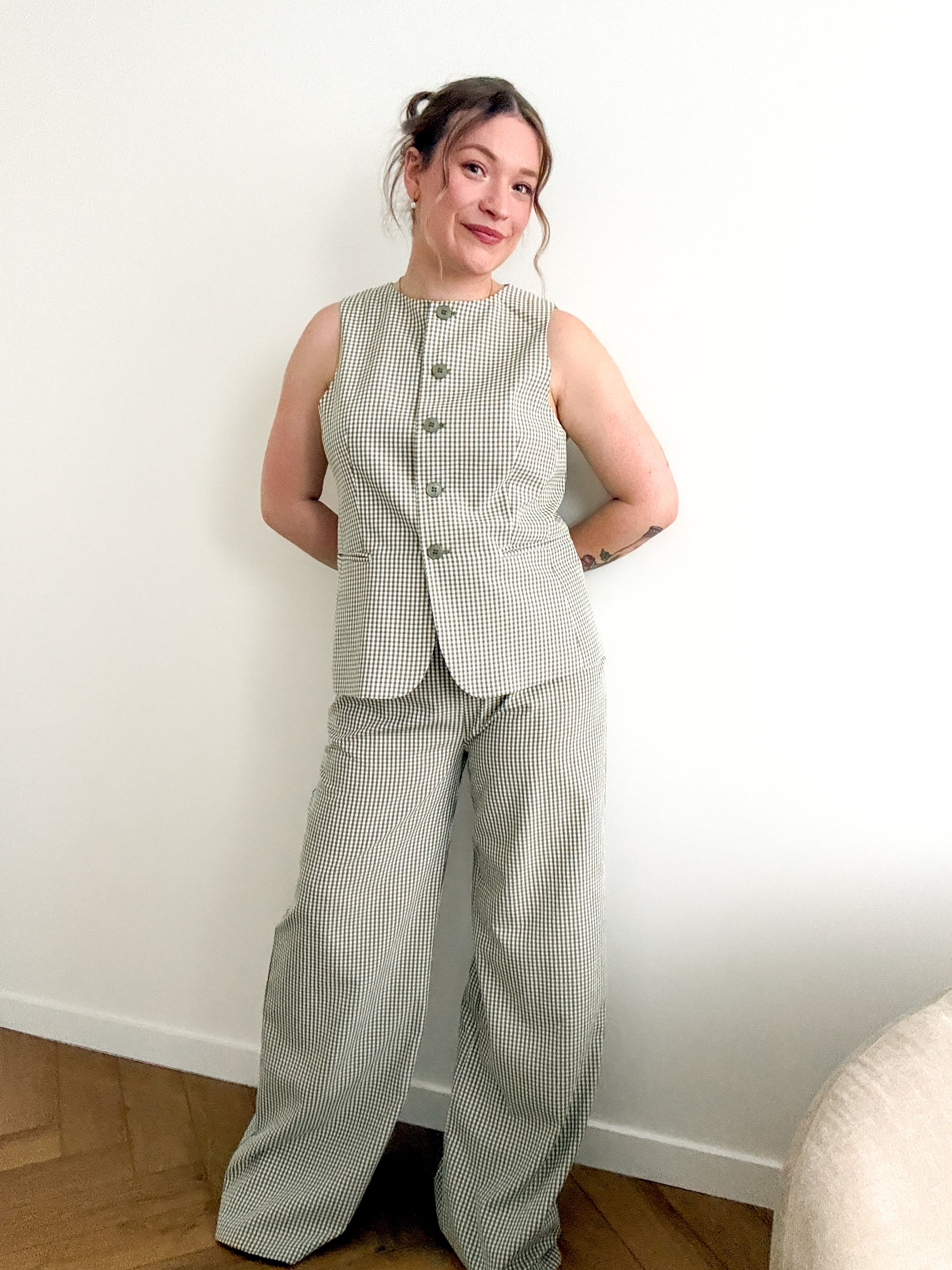 Celeste trousers green