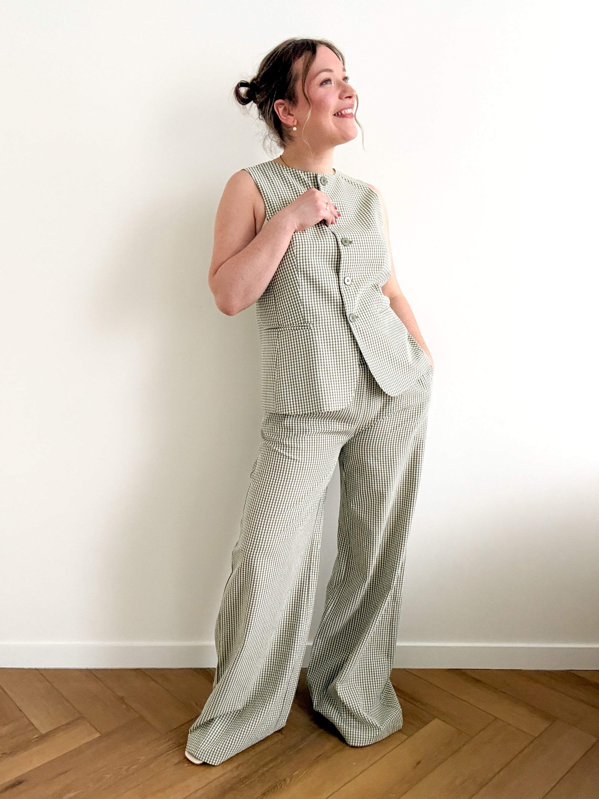 Celeste trousers green