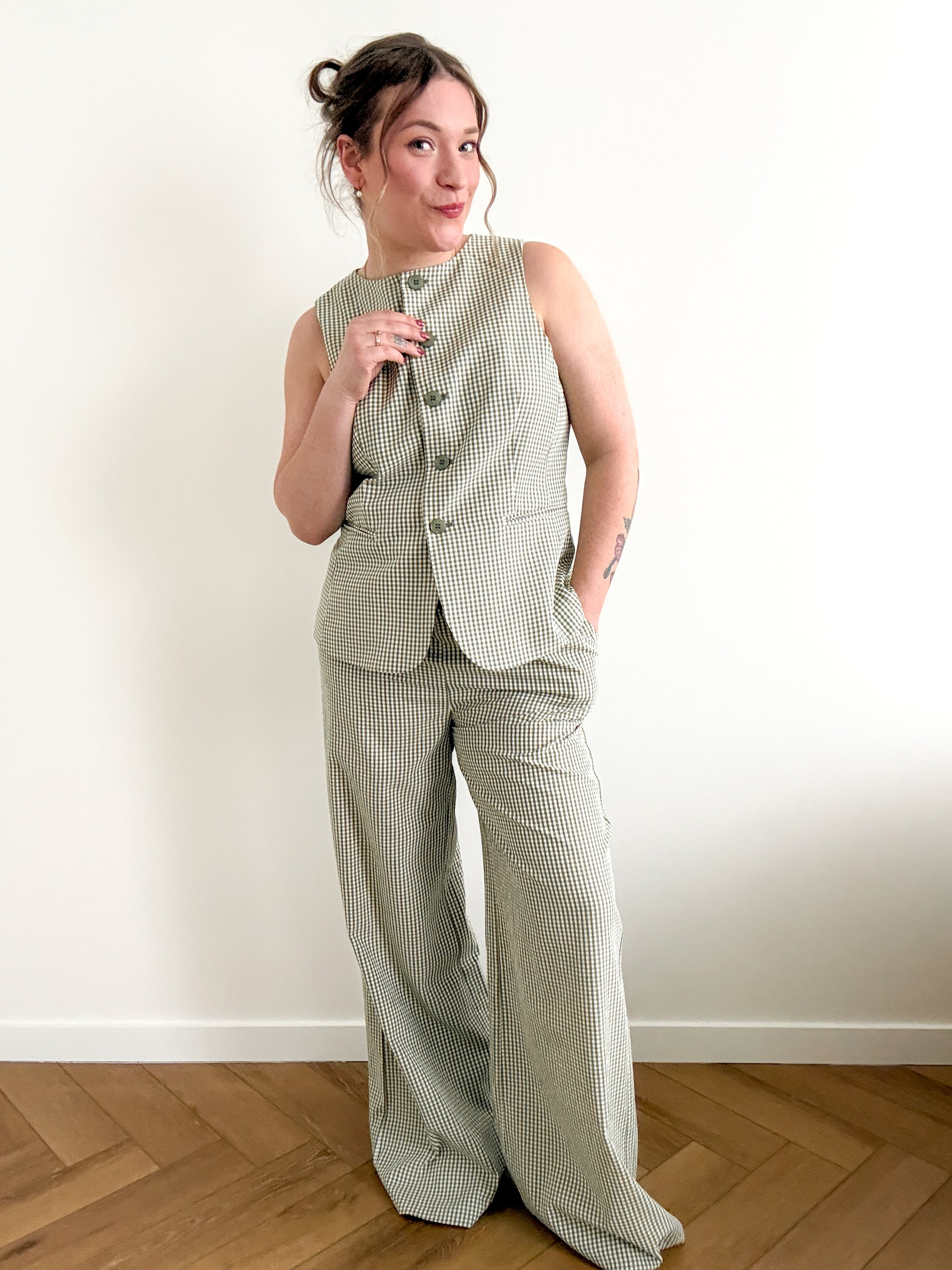 Celeste trousers green