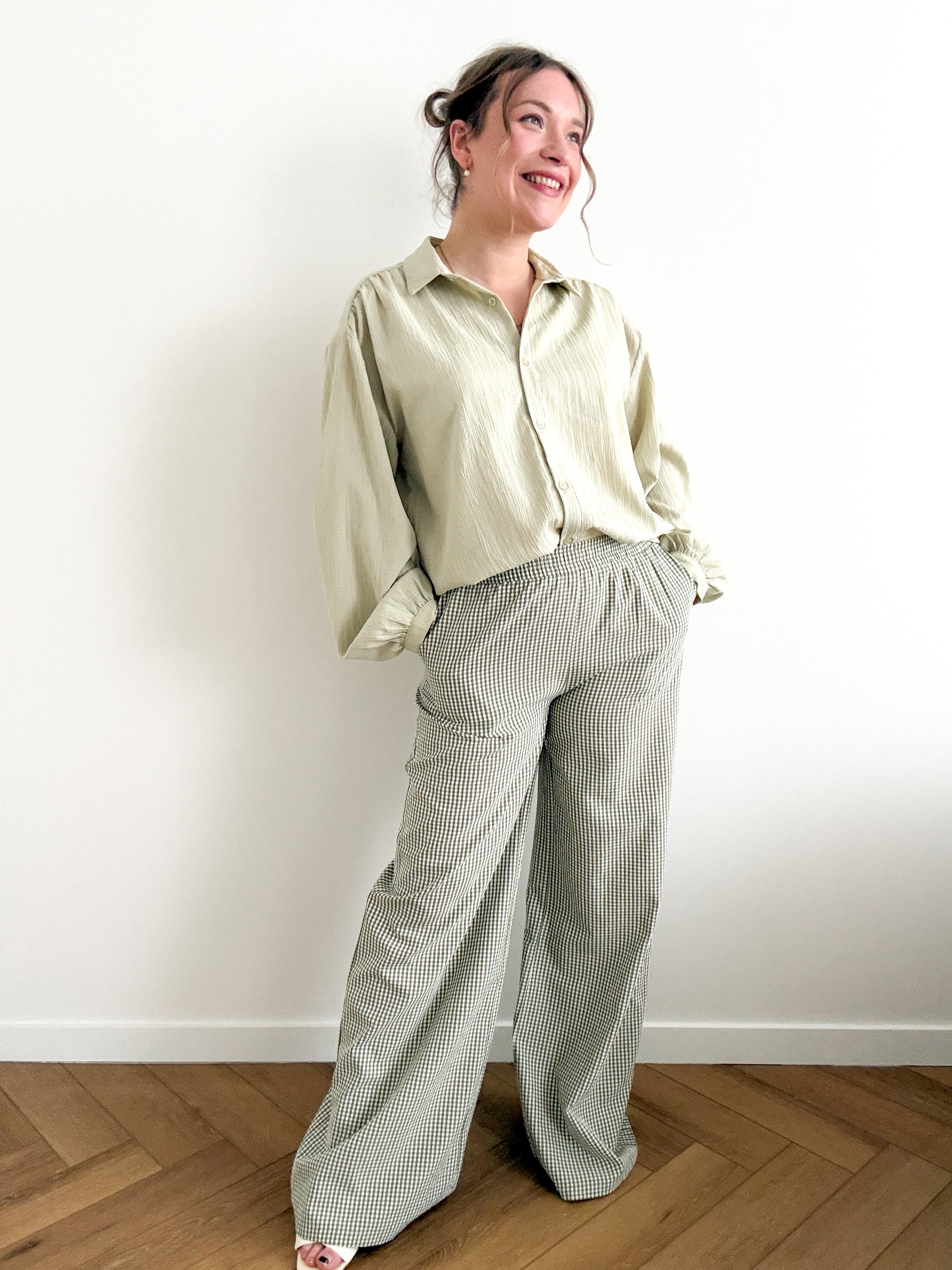 Celeste trousers green