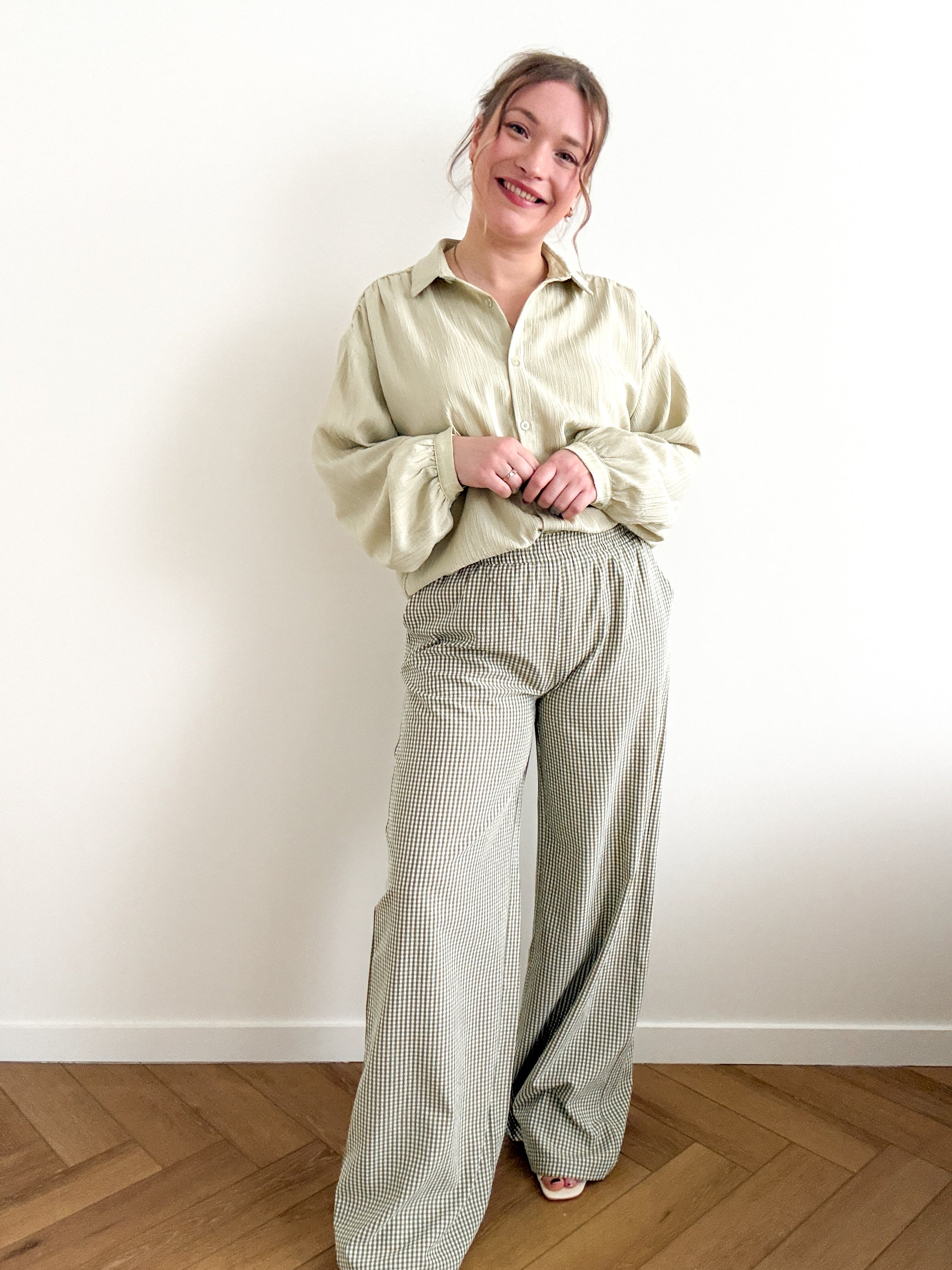 Celeste trousers green