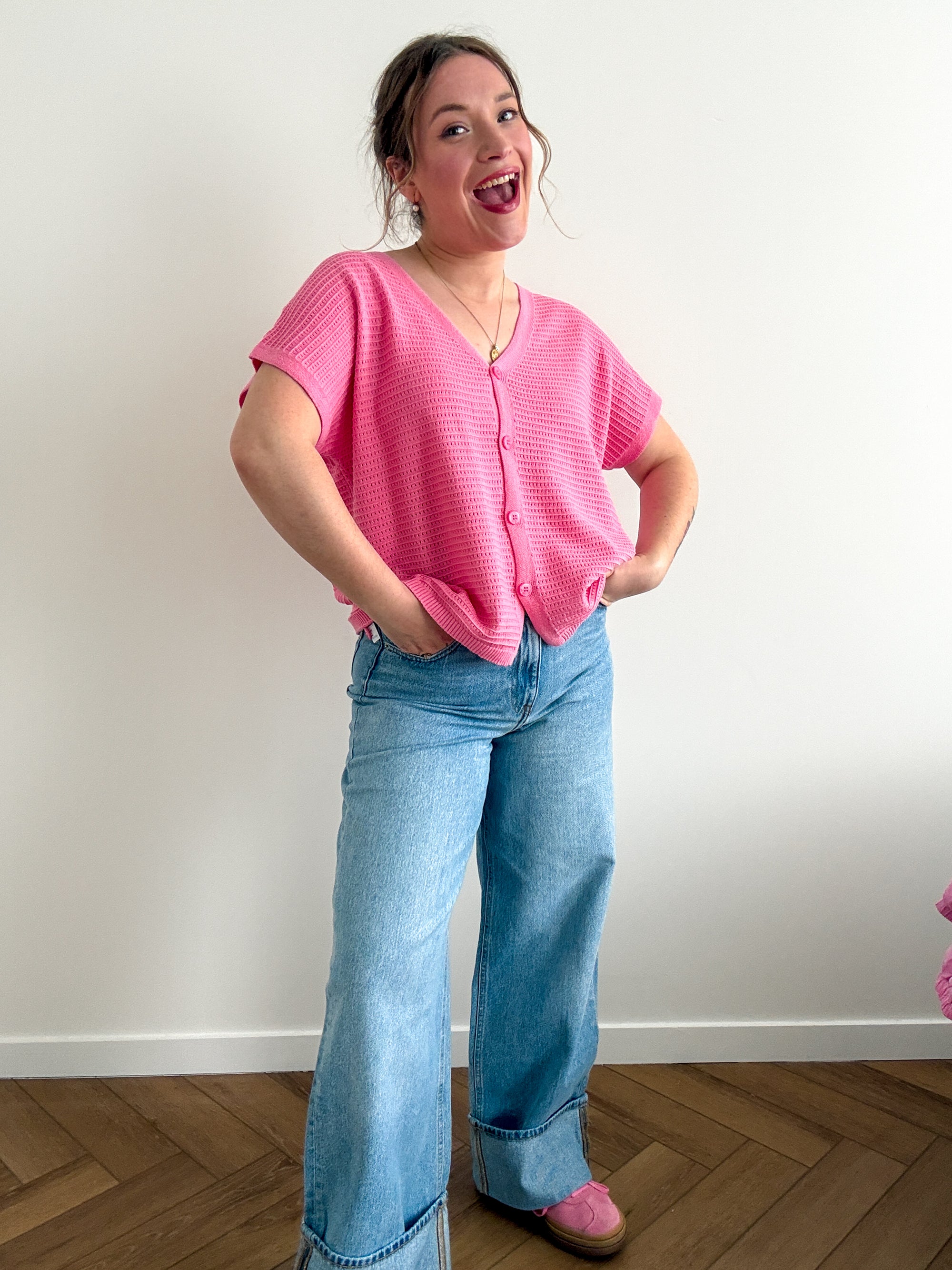 Elin knit pink