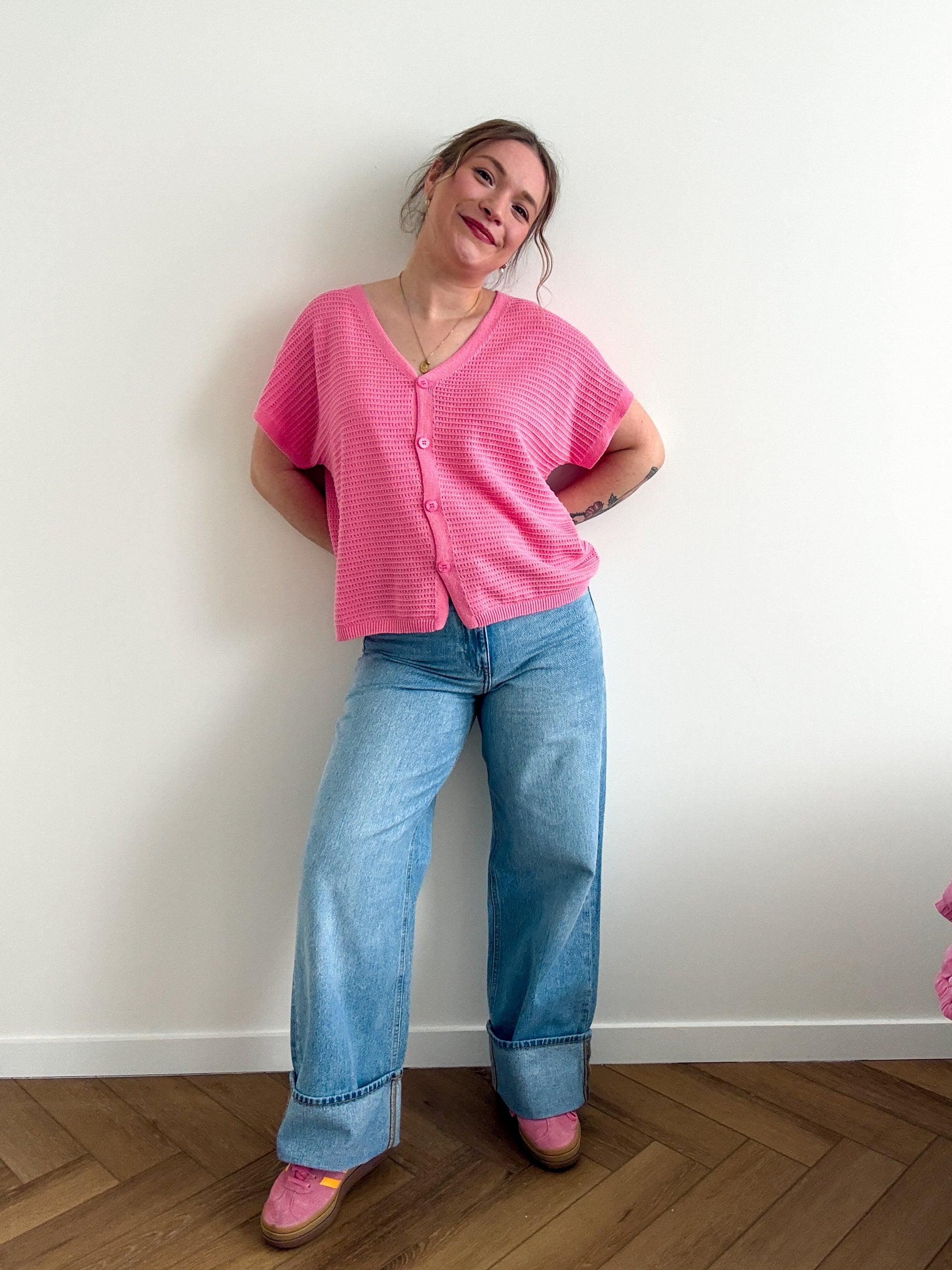 Elin knit pink