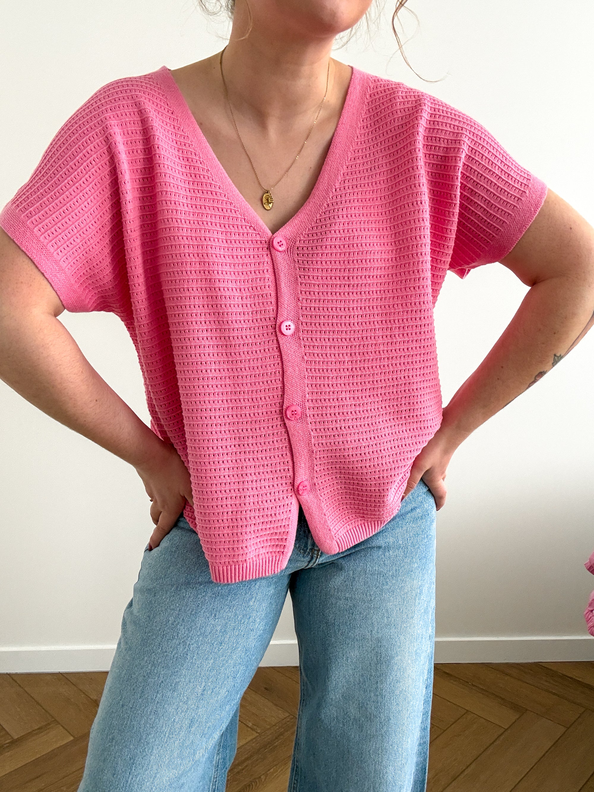 Elin knit pink
