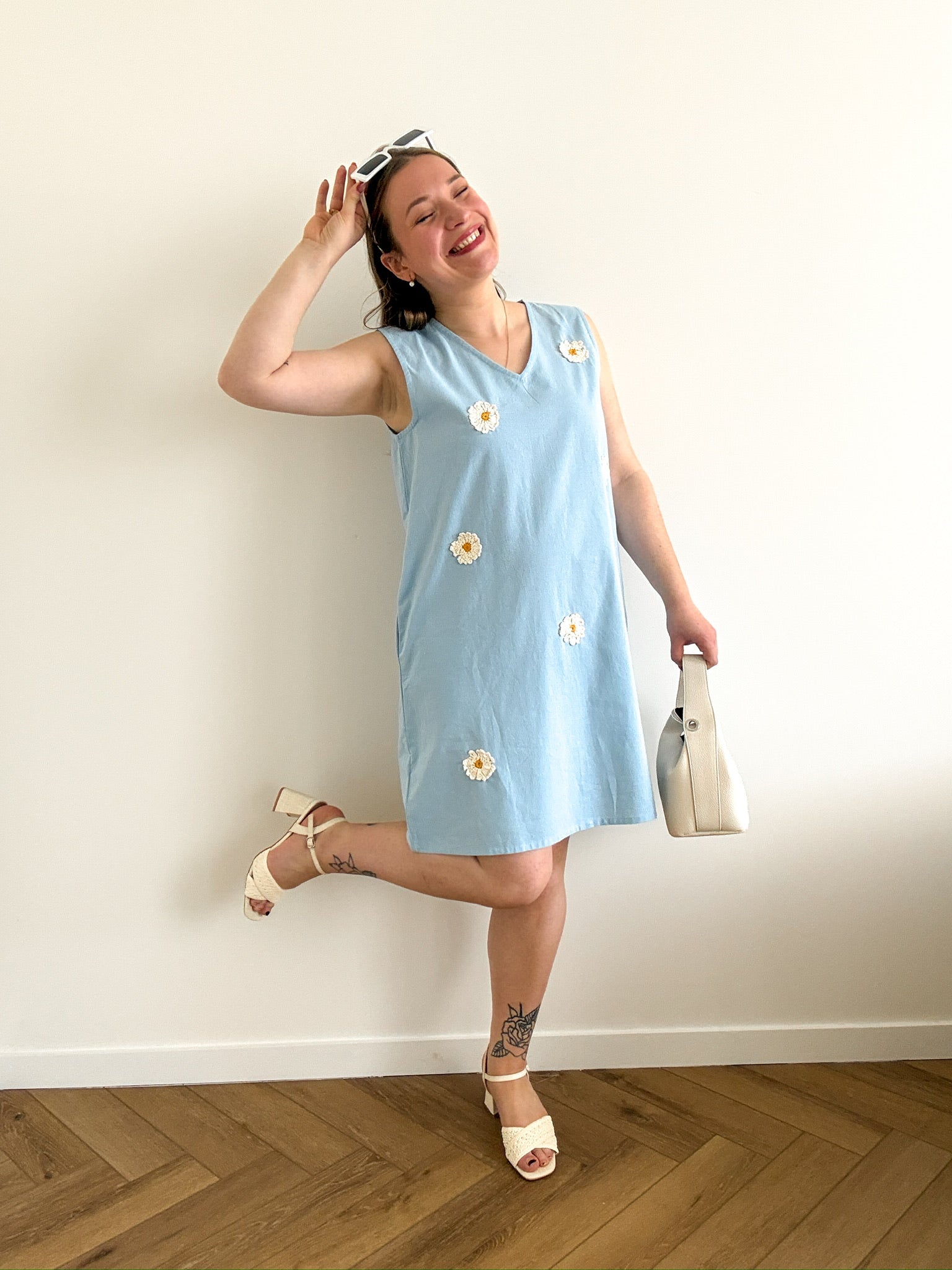 Claudette daisy dress