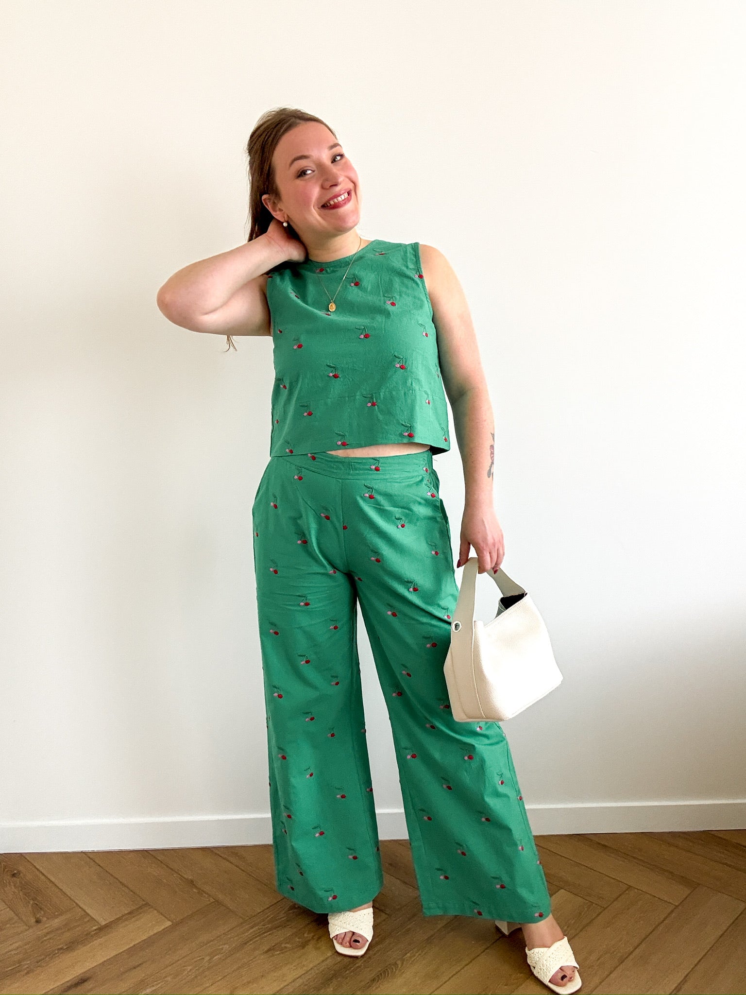 Charlie trousers cherry