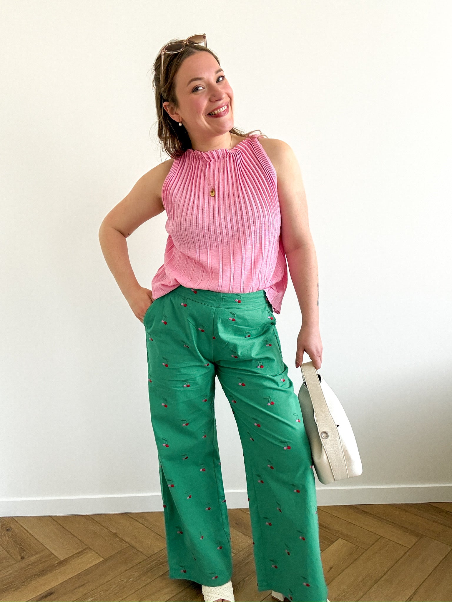 Charlie trousers cherry
