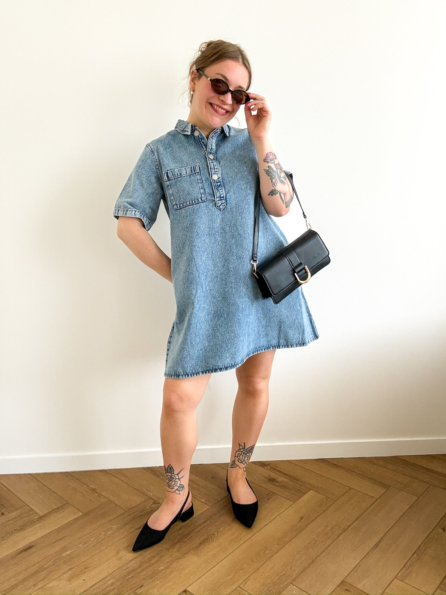 Amara denim dress
