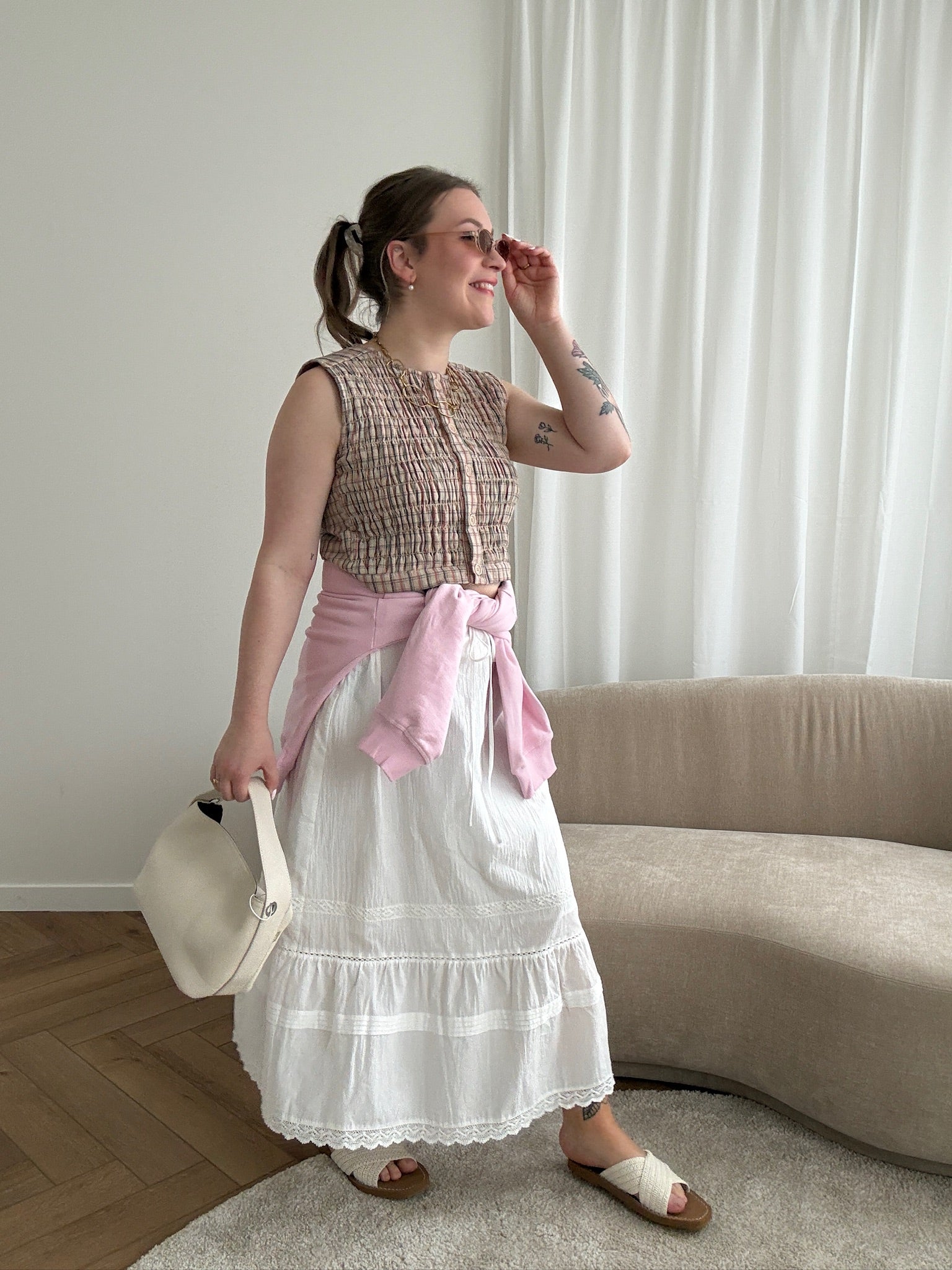 Igna skirt white