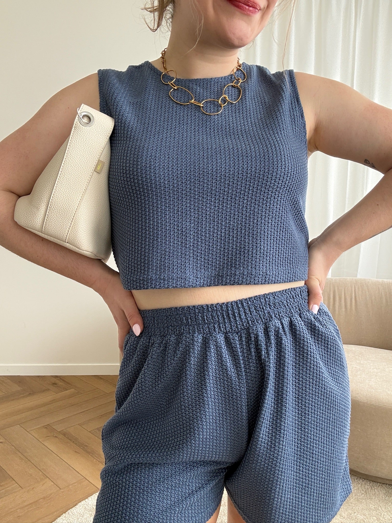 Toni top blue