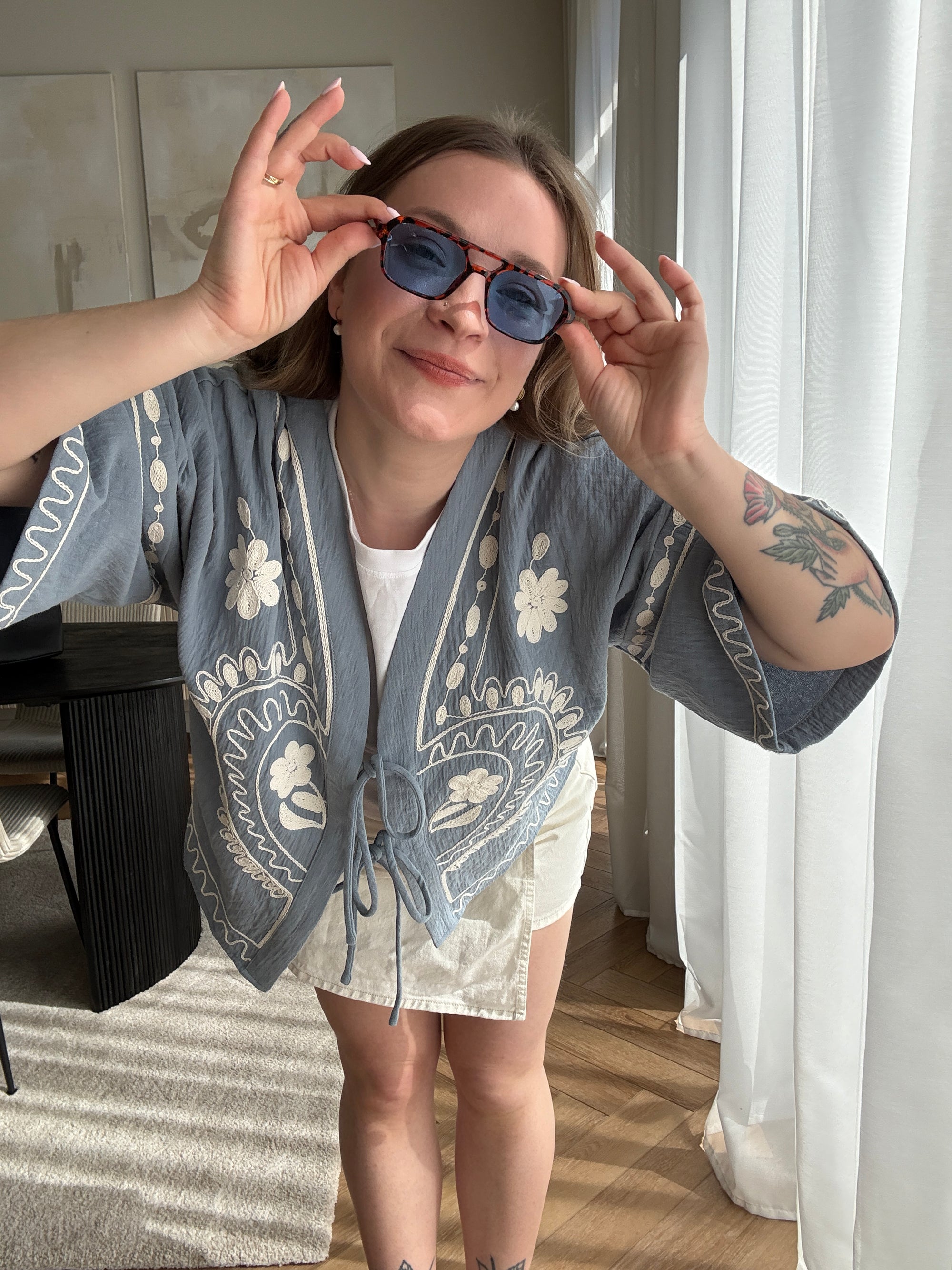 Babet kimono blue