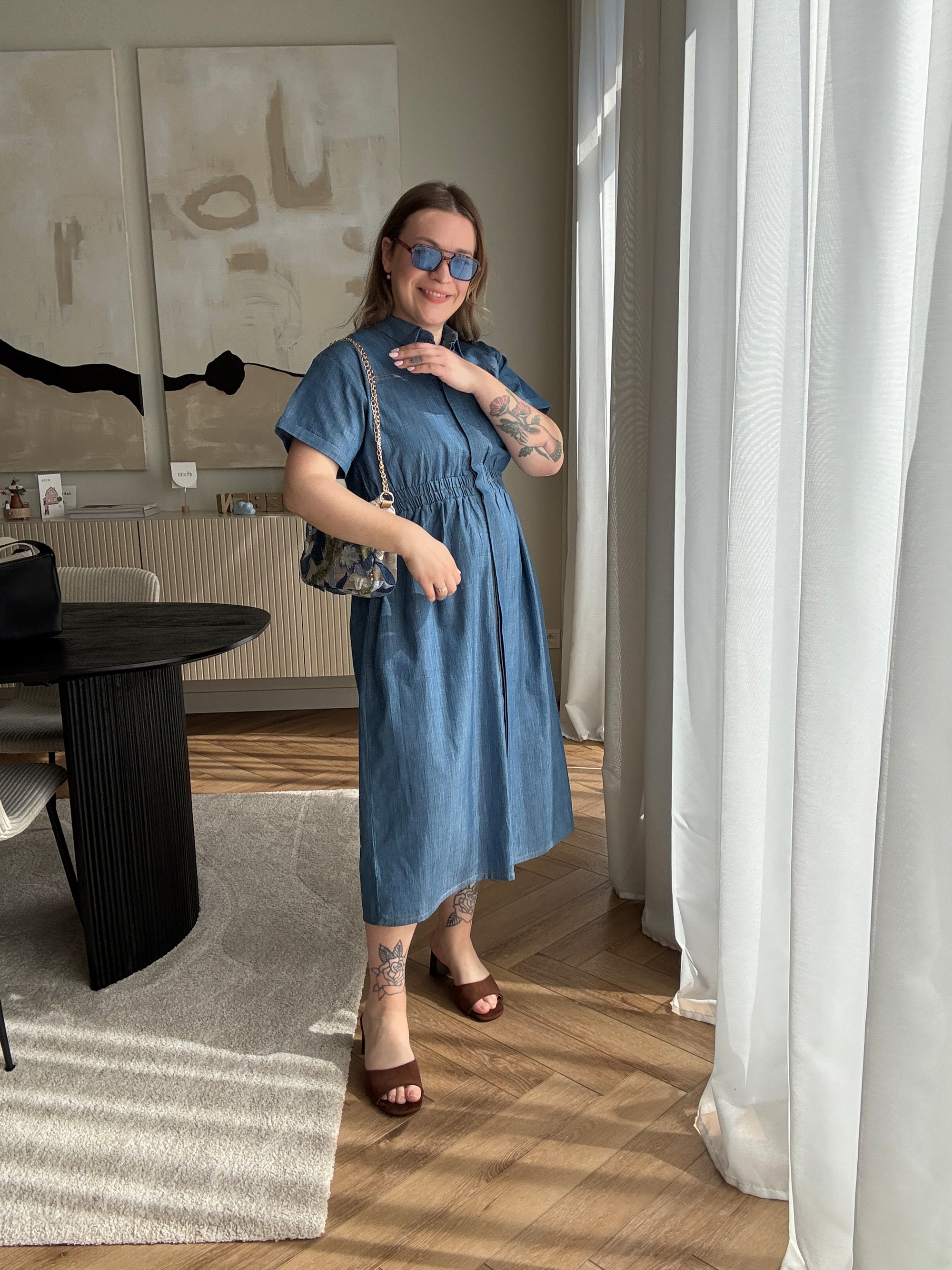 Chloë Denim dress