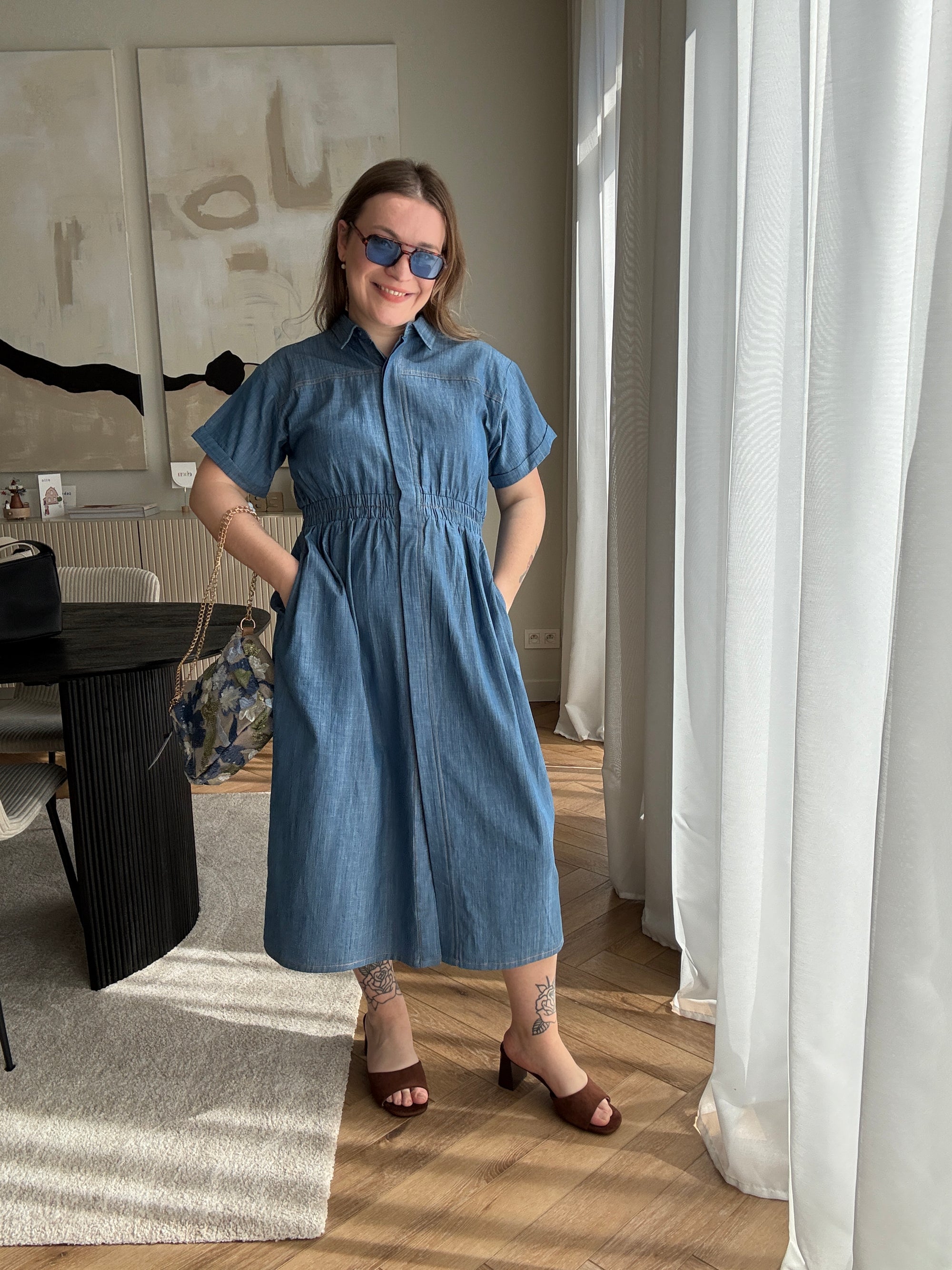 Chloë Denim dress