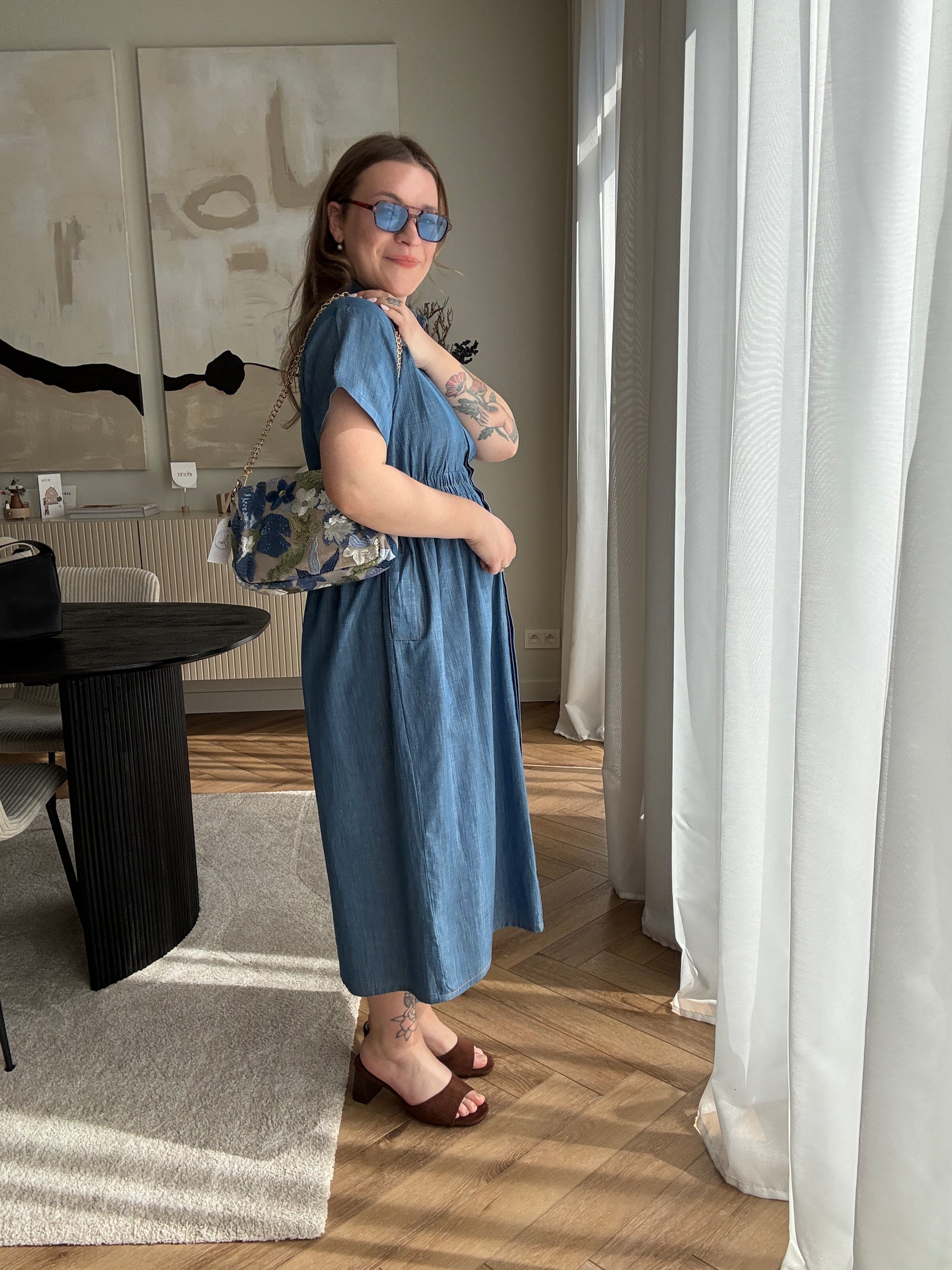 Chloë Denim dress