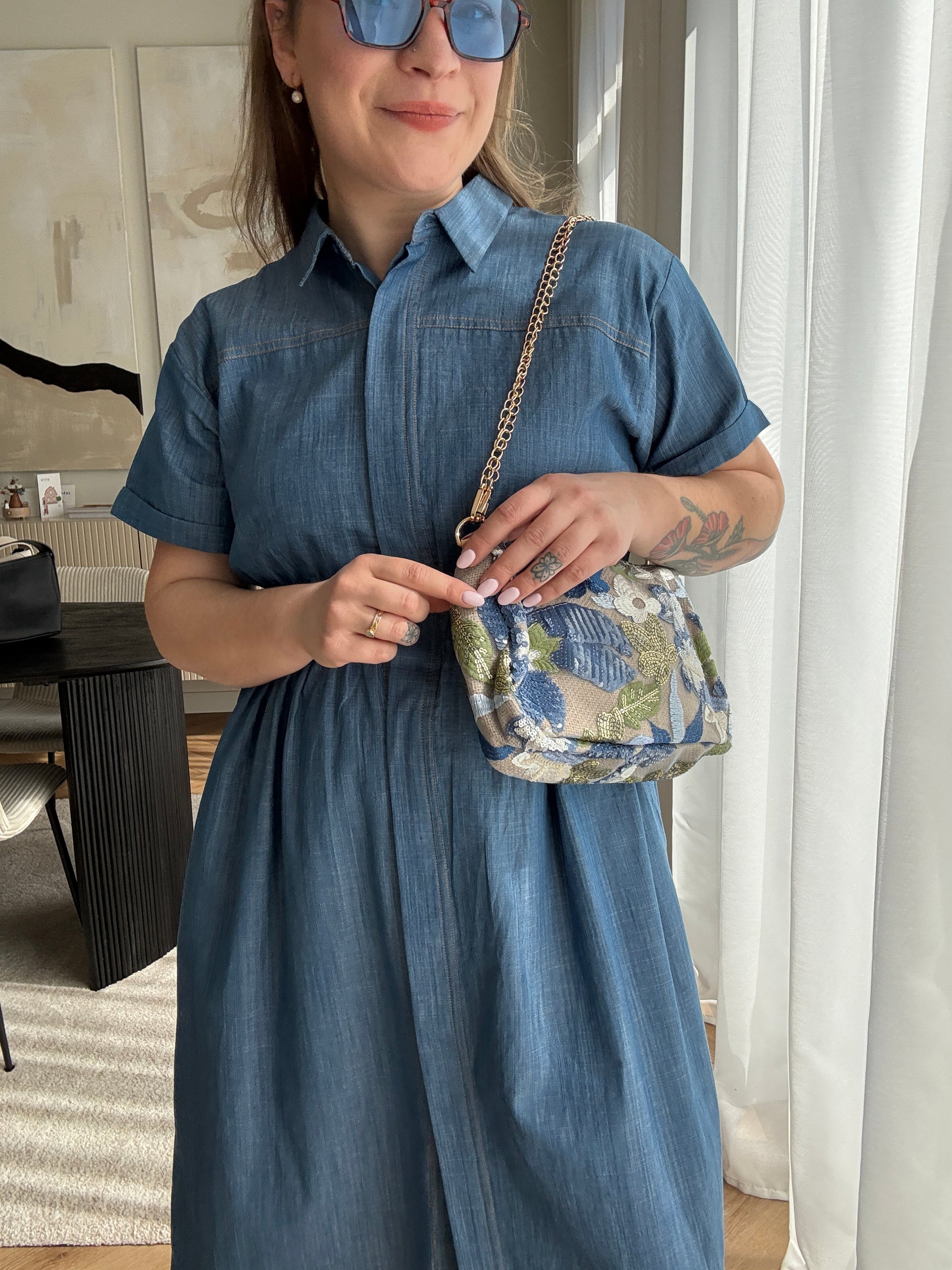 Chloë Denim dress