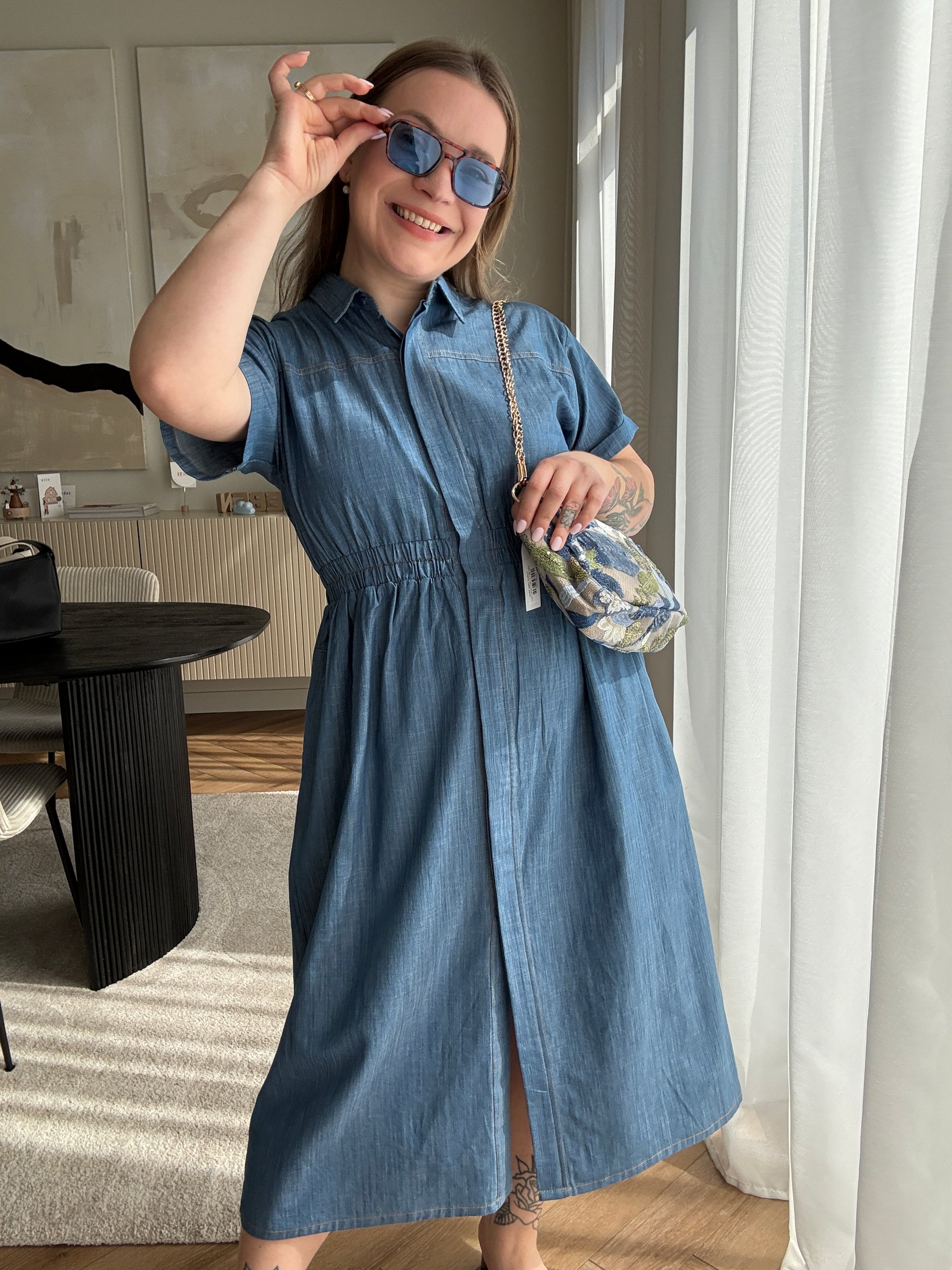 Chloë Denim dress