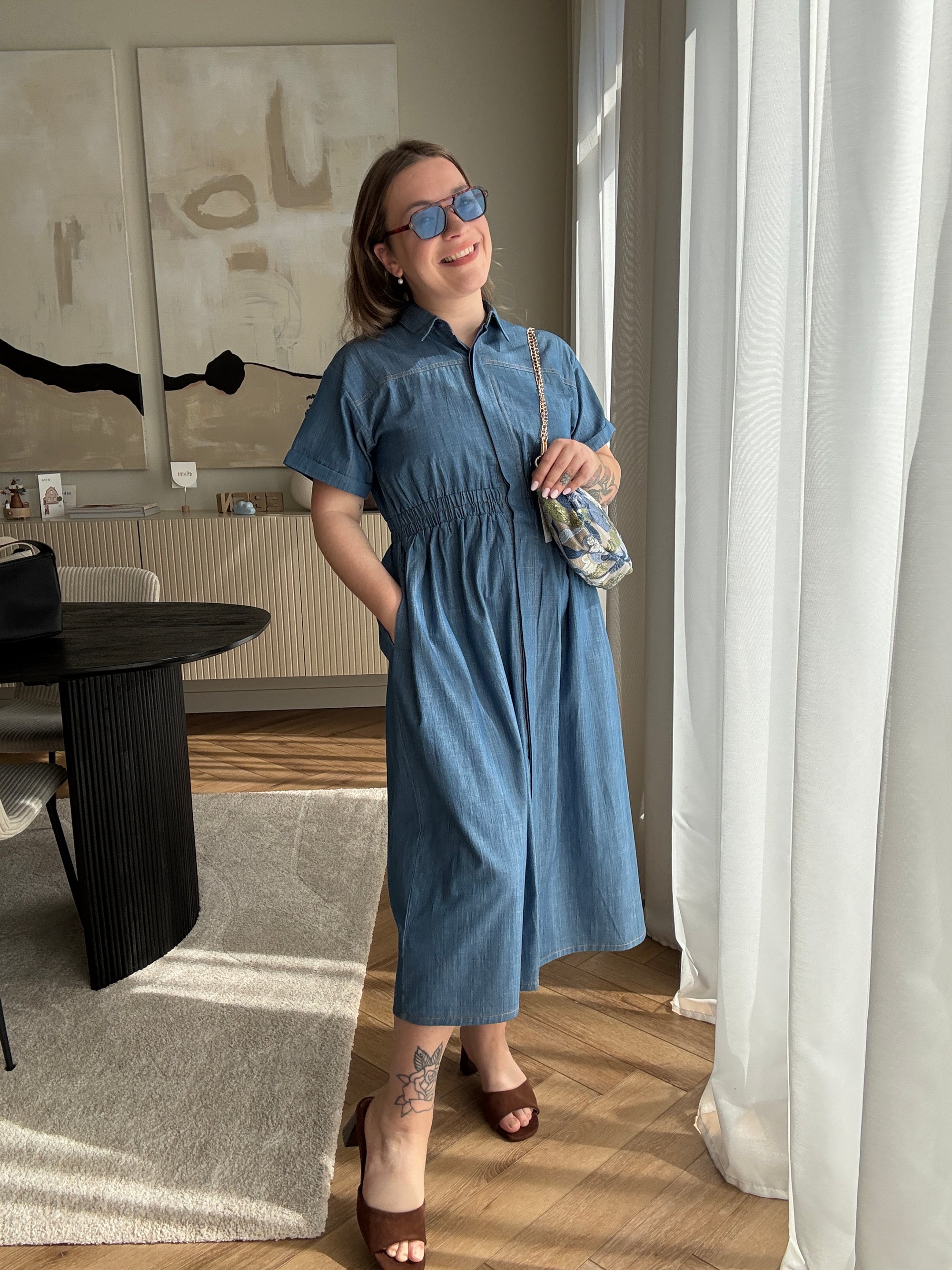 Chloë Denim dress