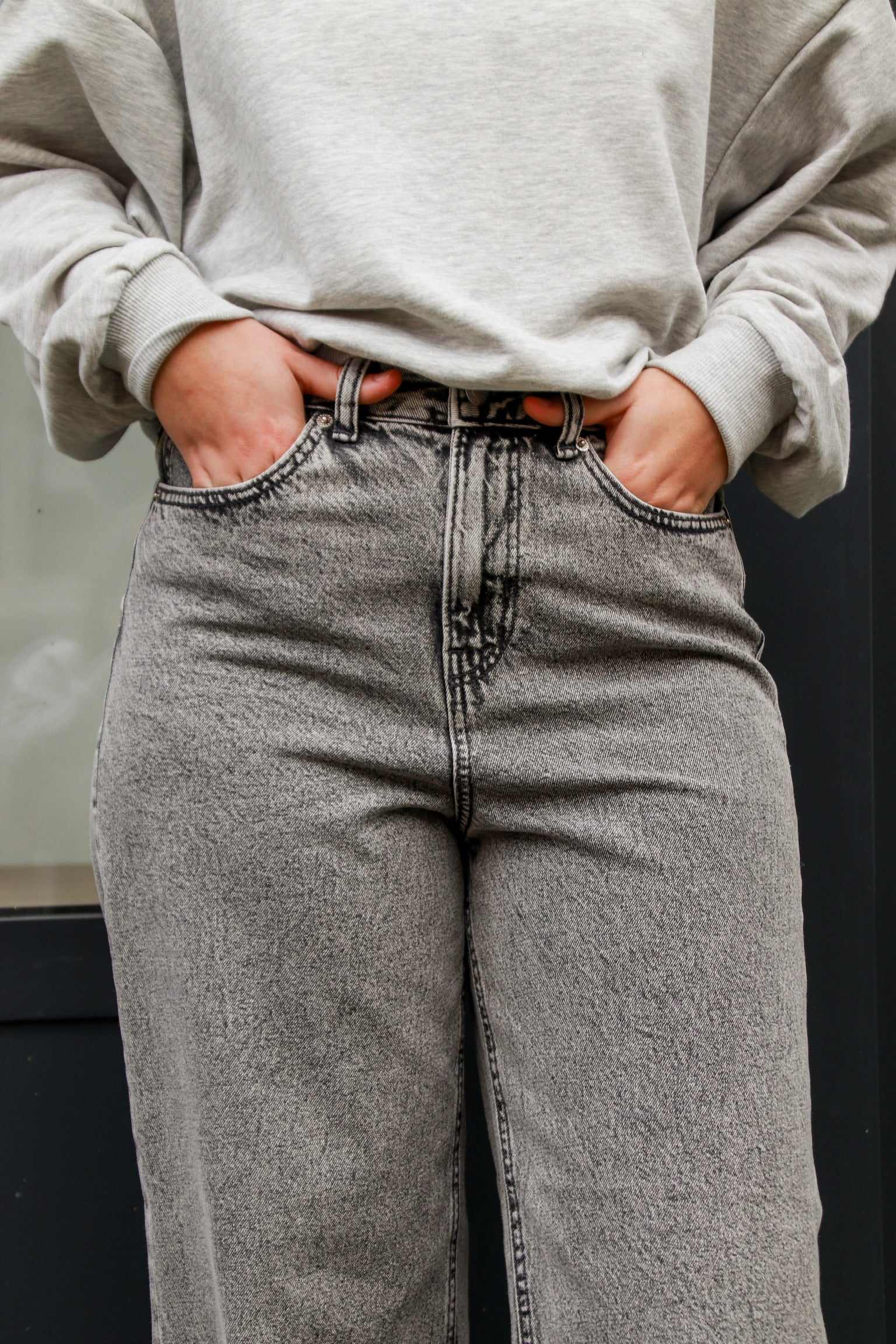 Tokyo wide jeans grey