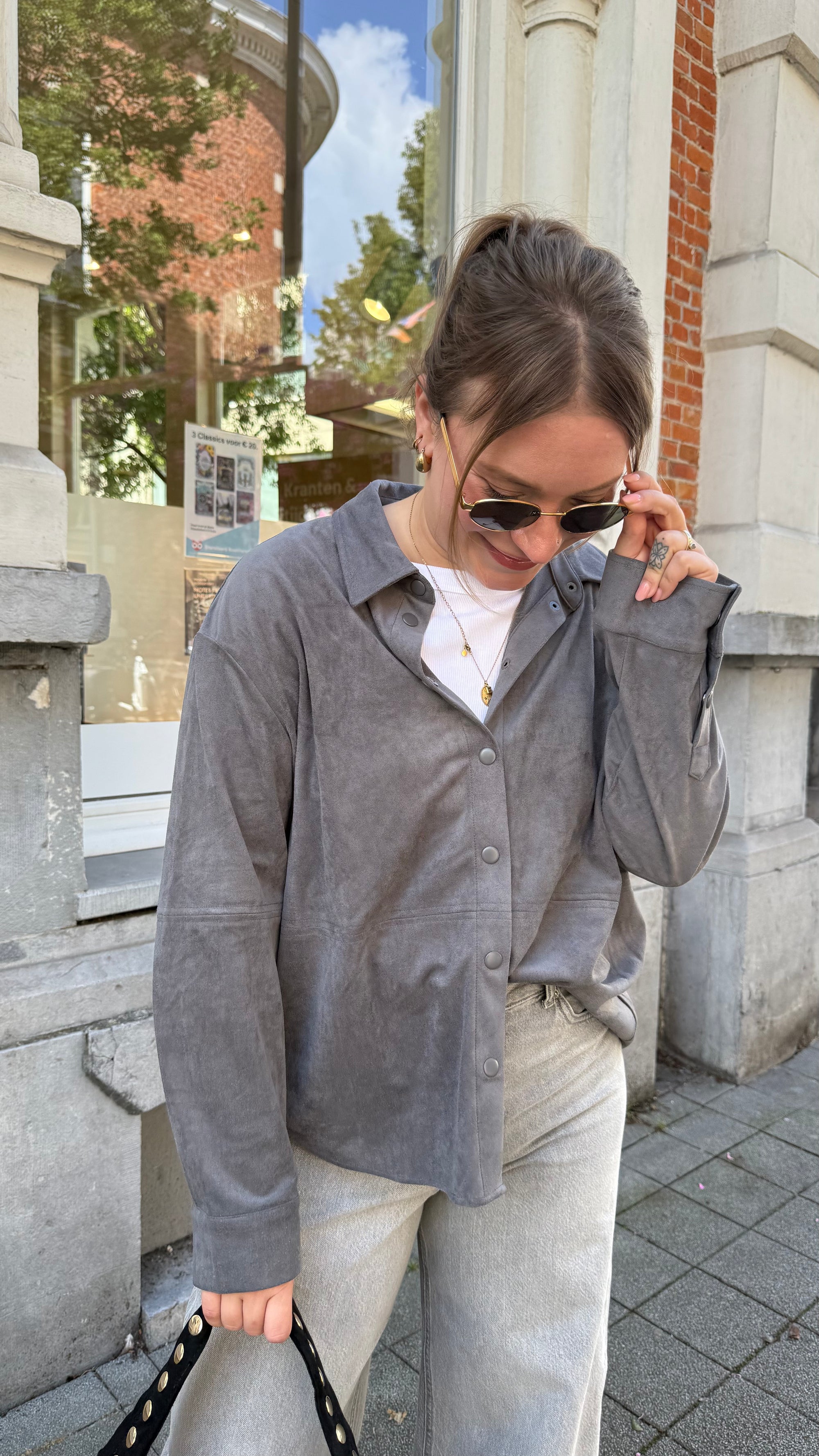 Miya suede shirt