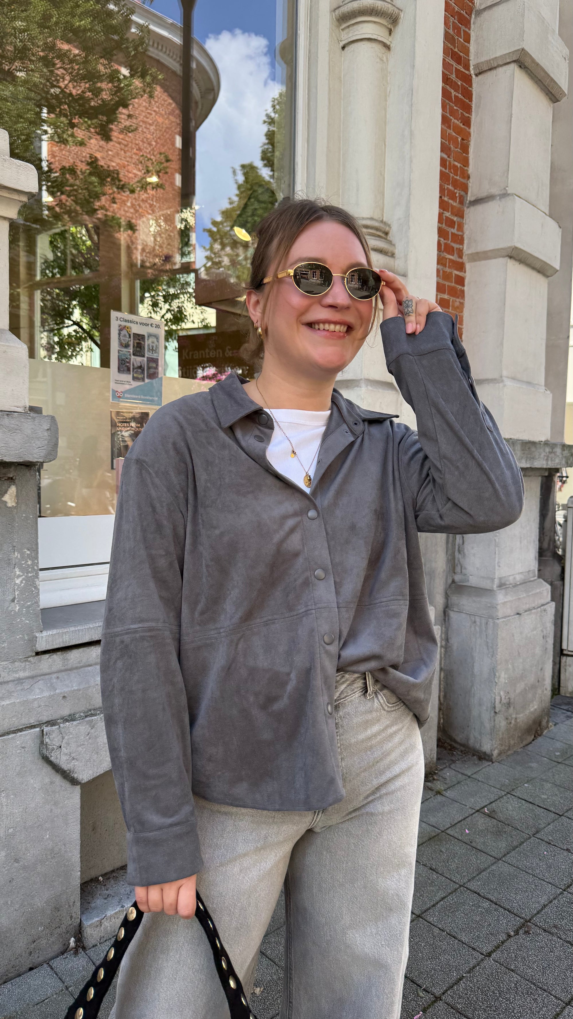 Miya suede shirt