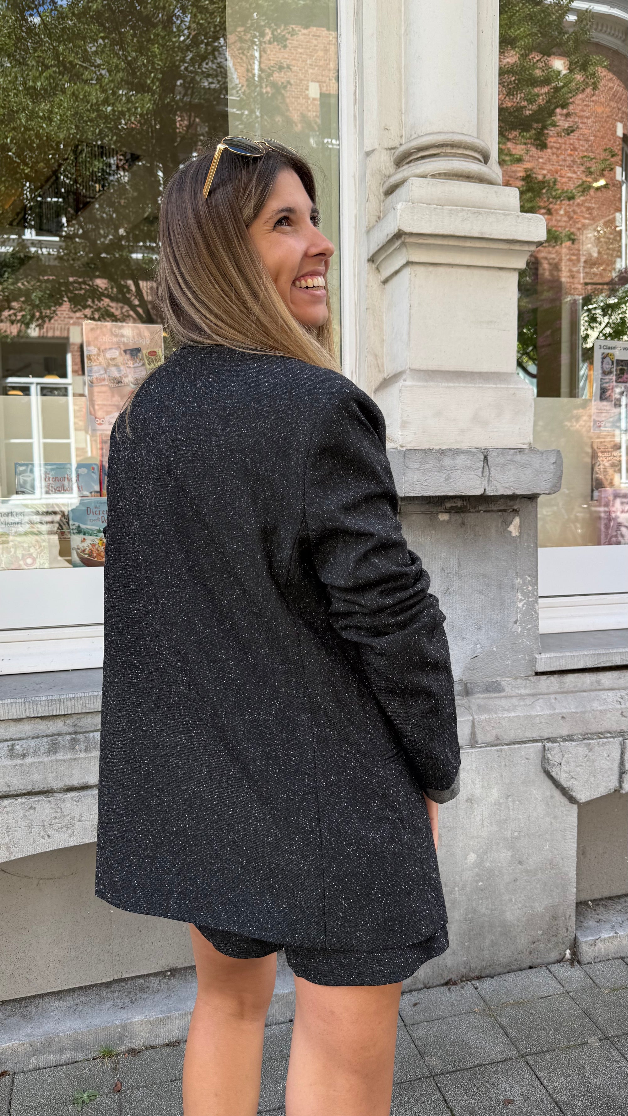 Ellis blazer black