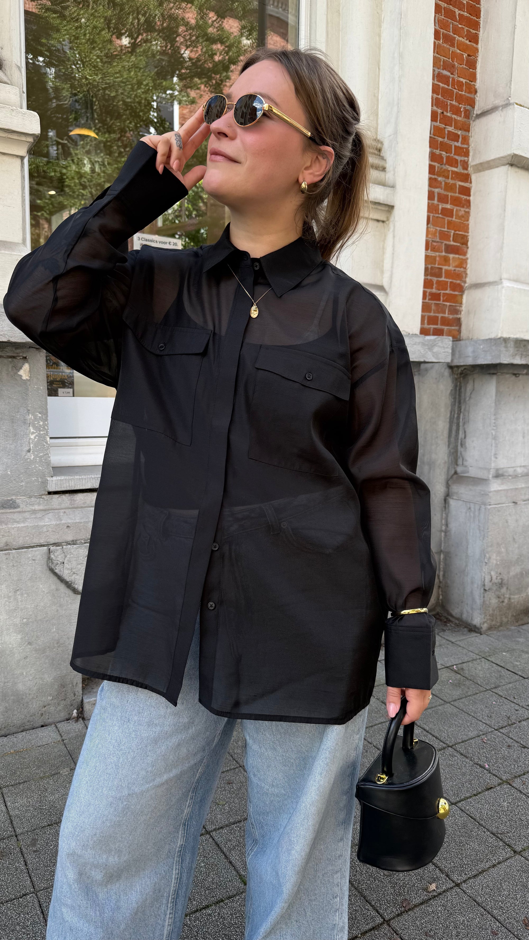 Aya organza shirt