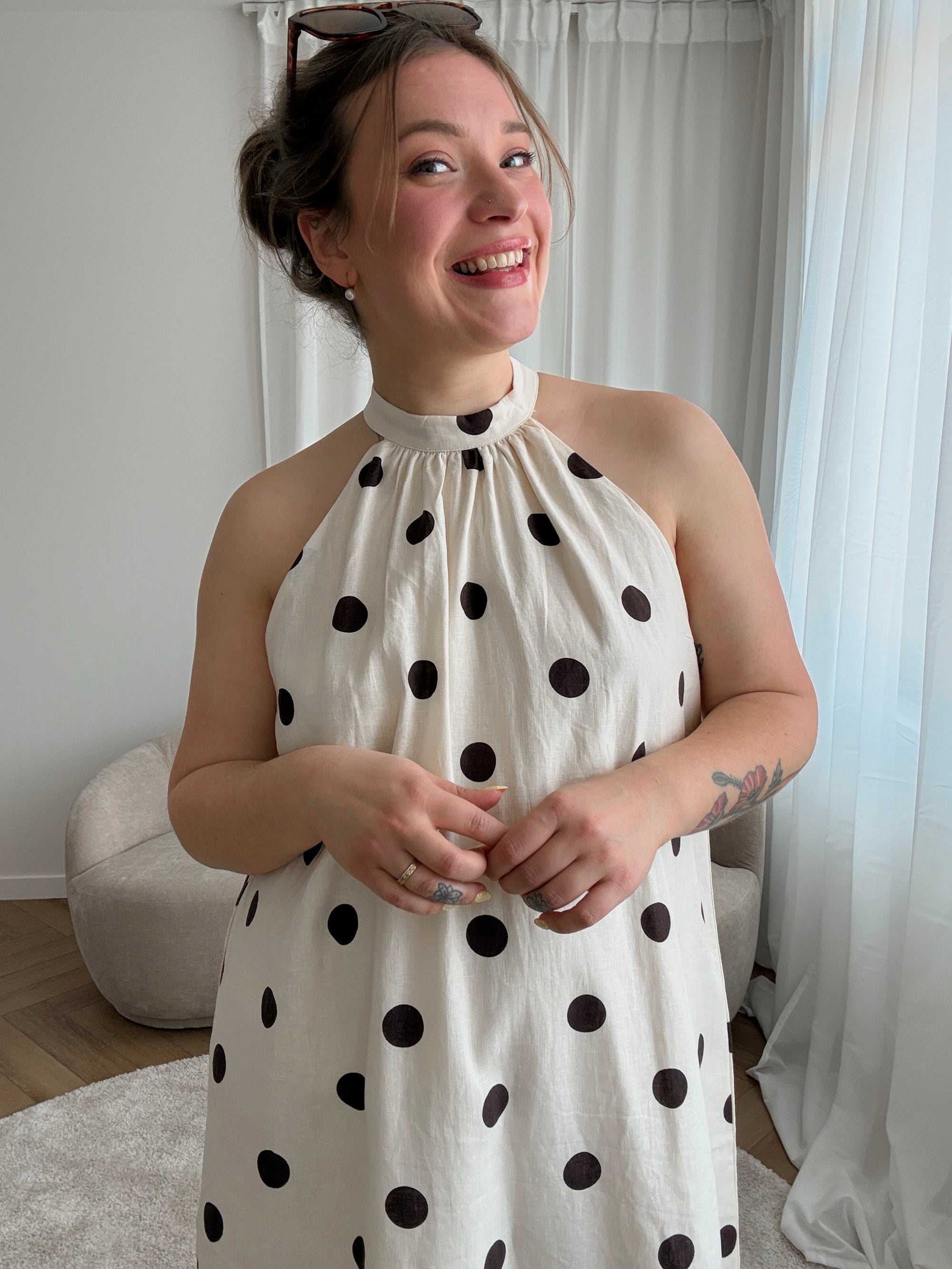 Warna polkadot dress