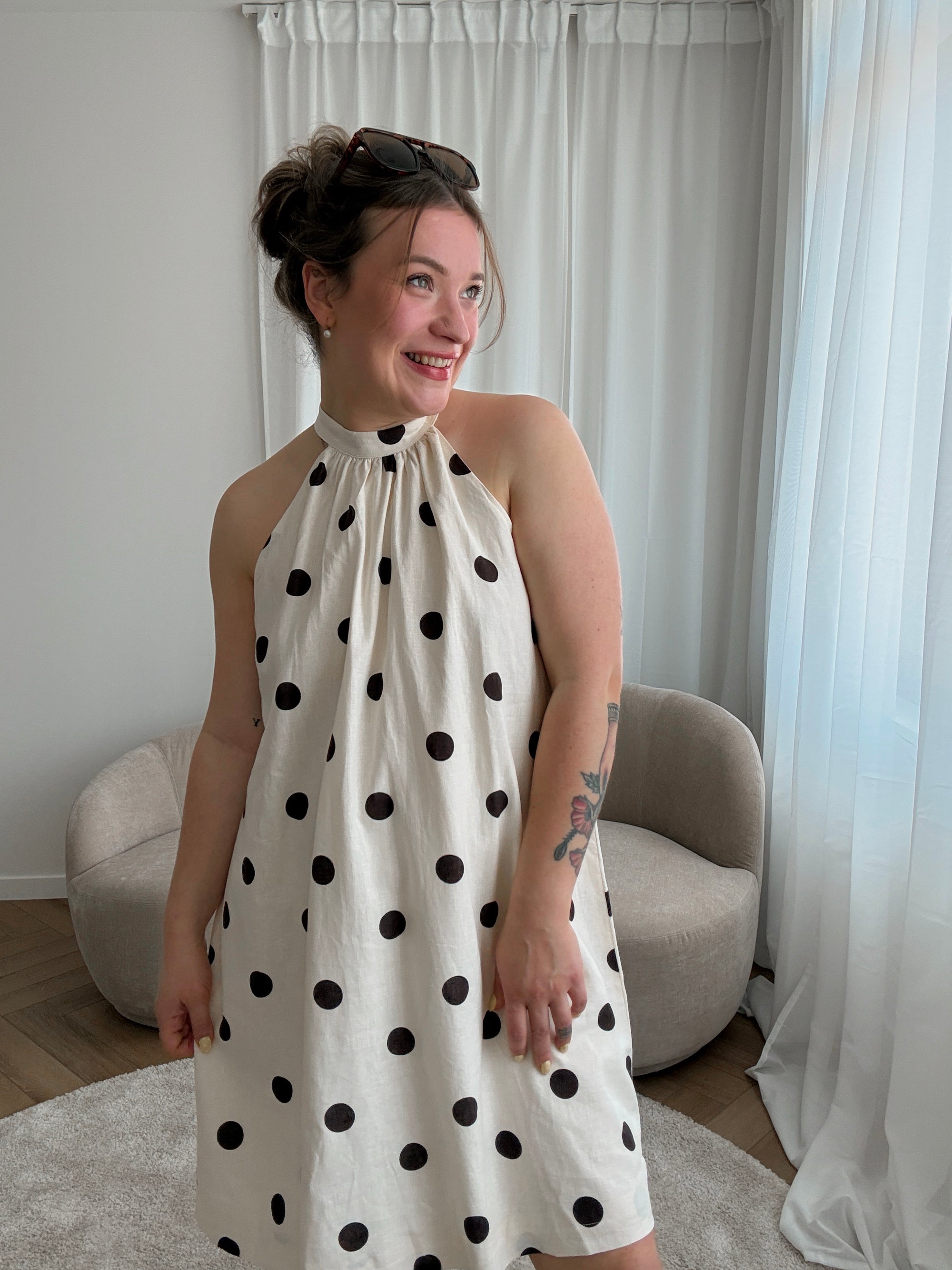 Warna polkadot dress