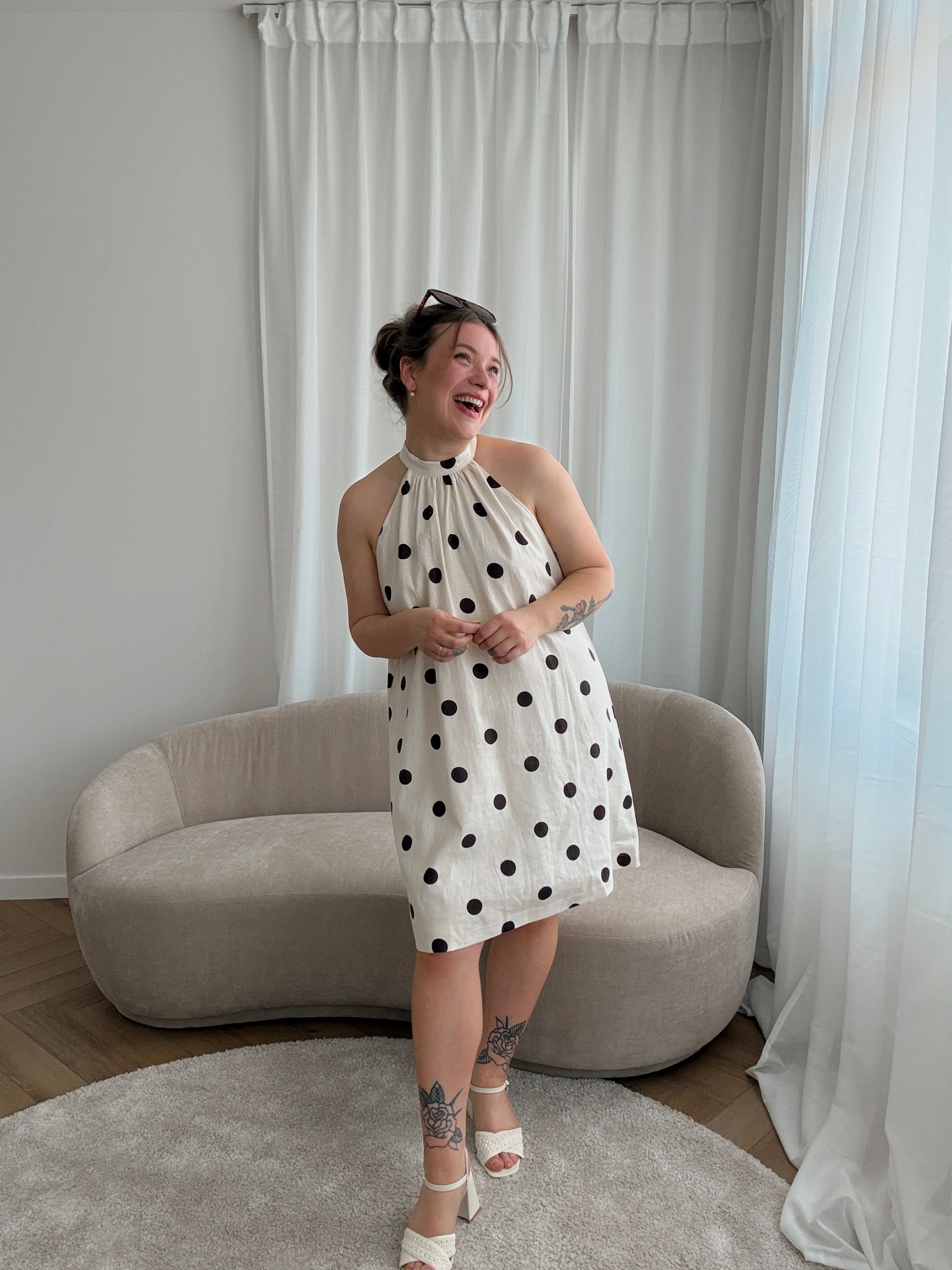 Warna polkadot dress