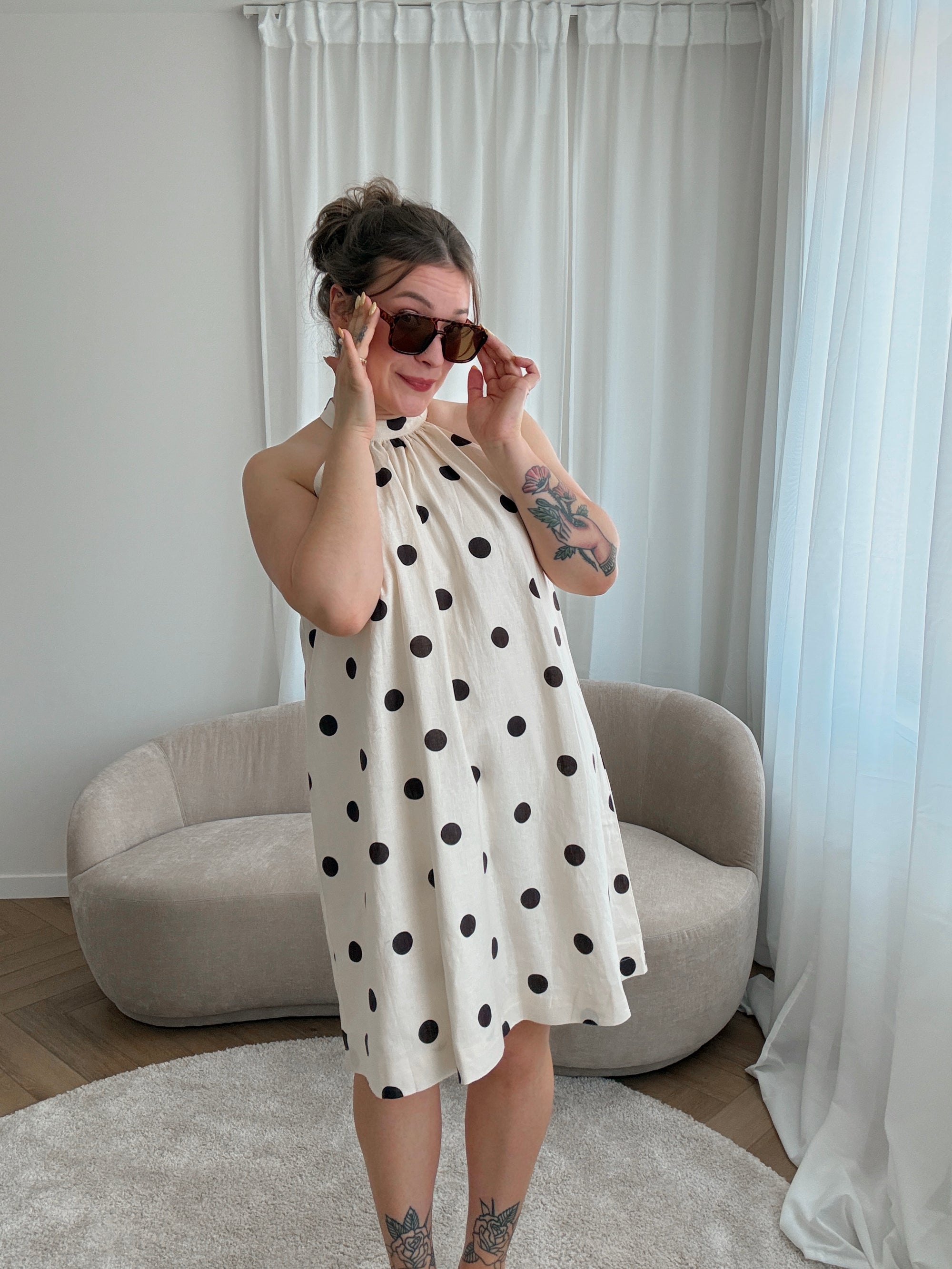 Warna polkadot dress