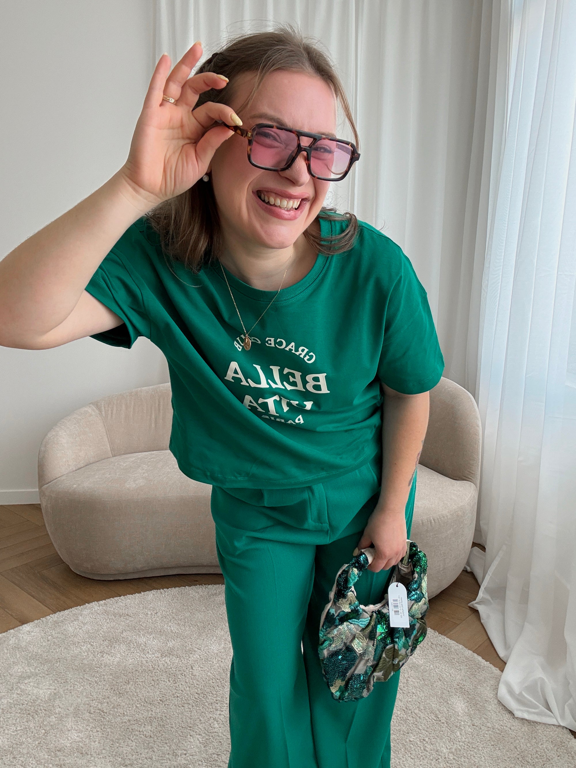 Bella Vita t-shirt green