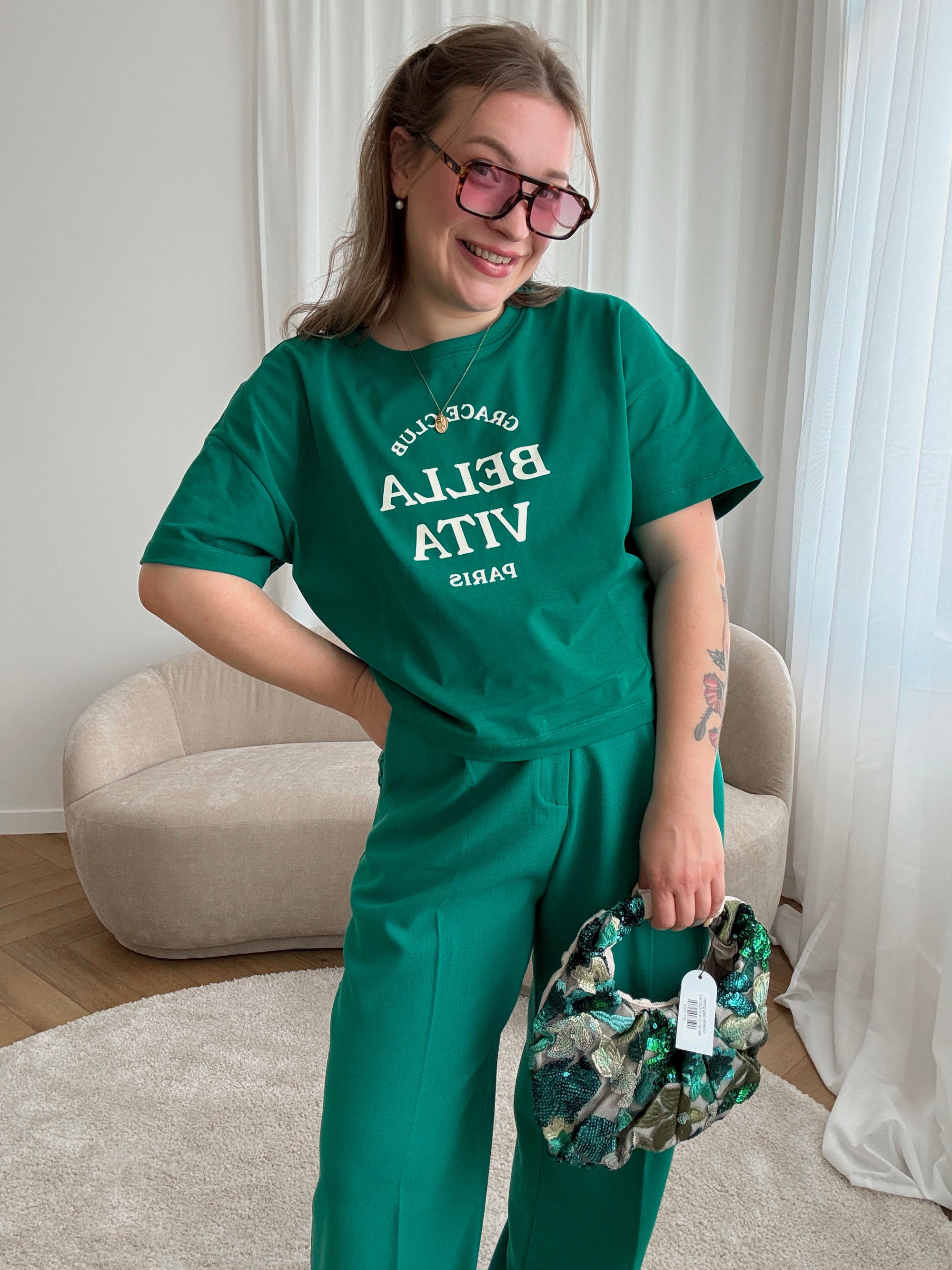 Bella Vita t-shirt green