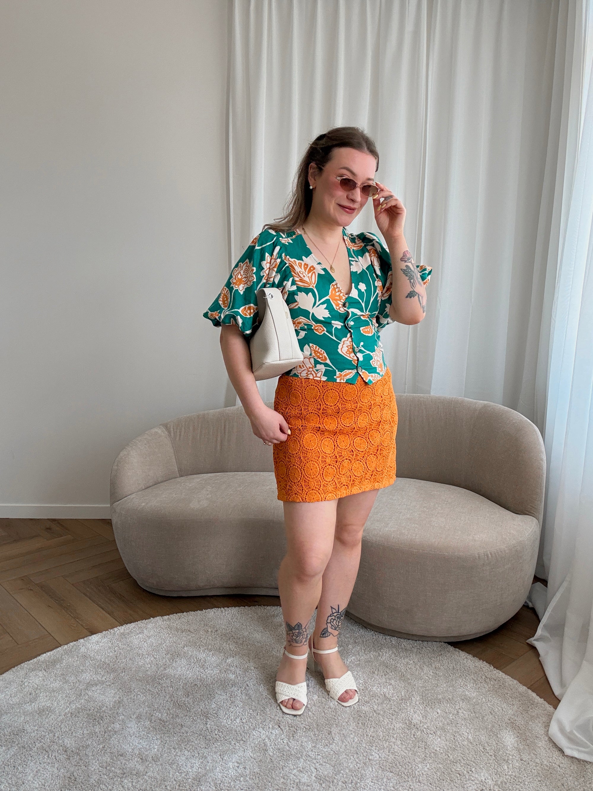 Victoria skirt orange