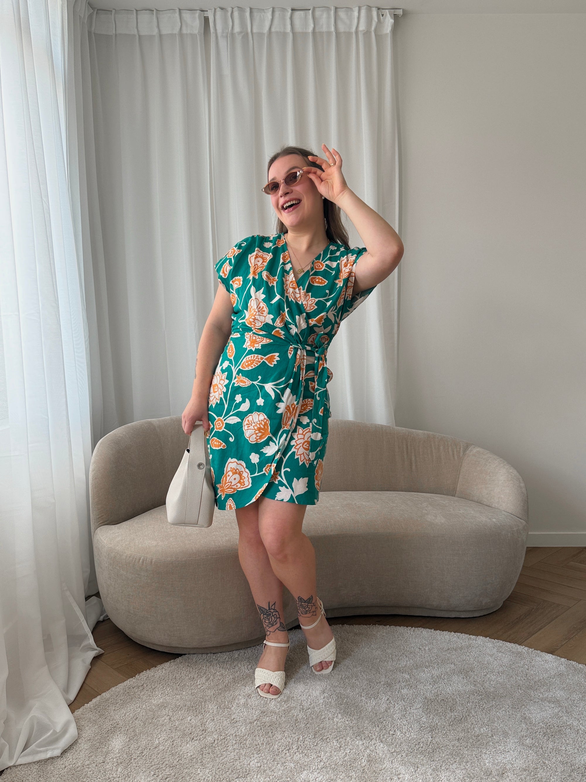 Velora floral dress