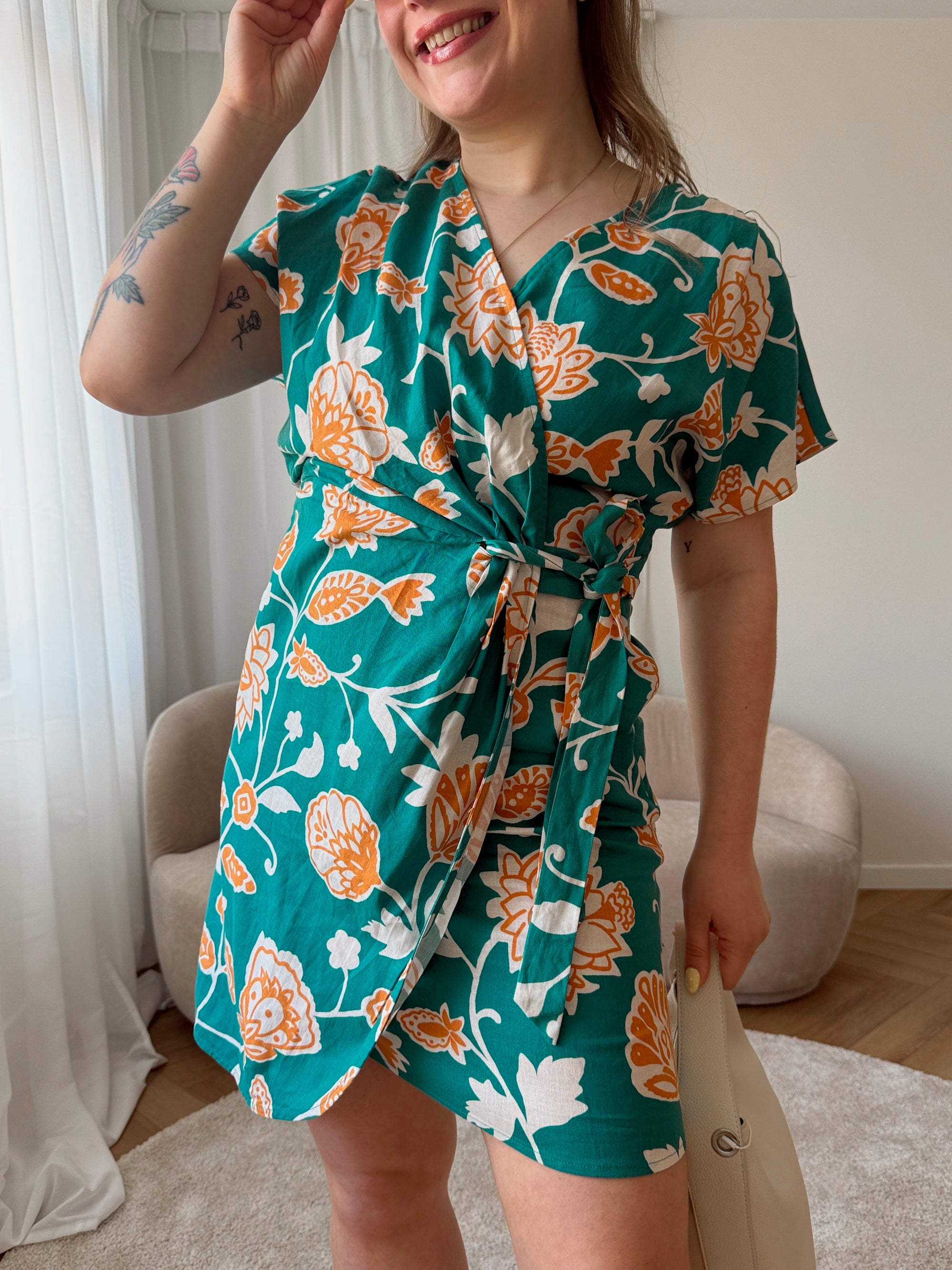 Velora floral dress